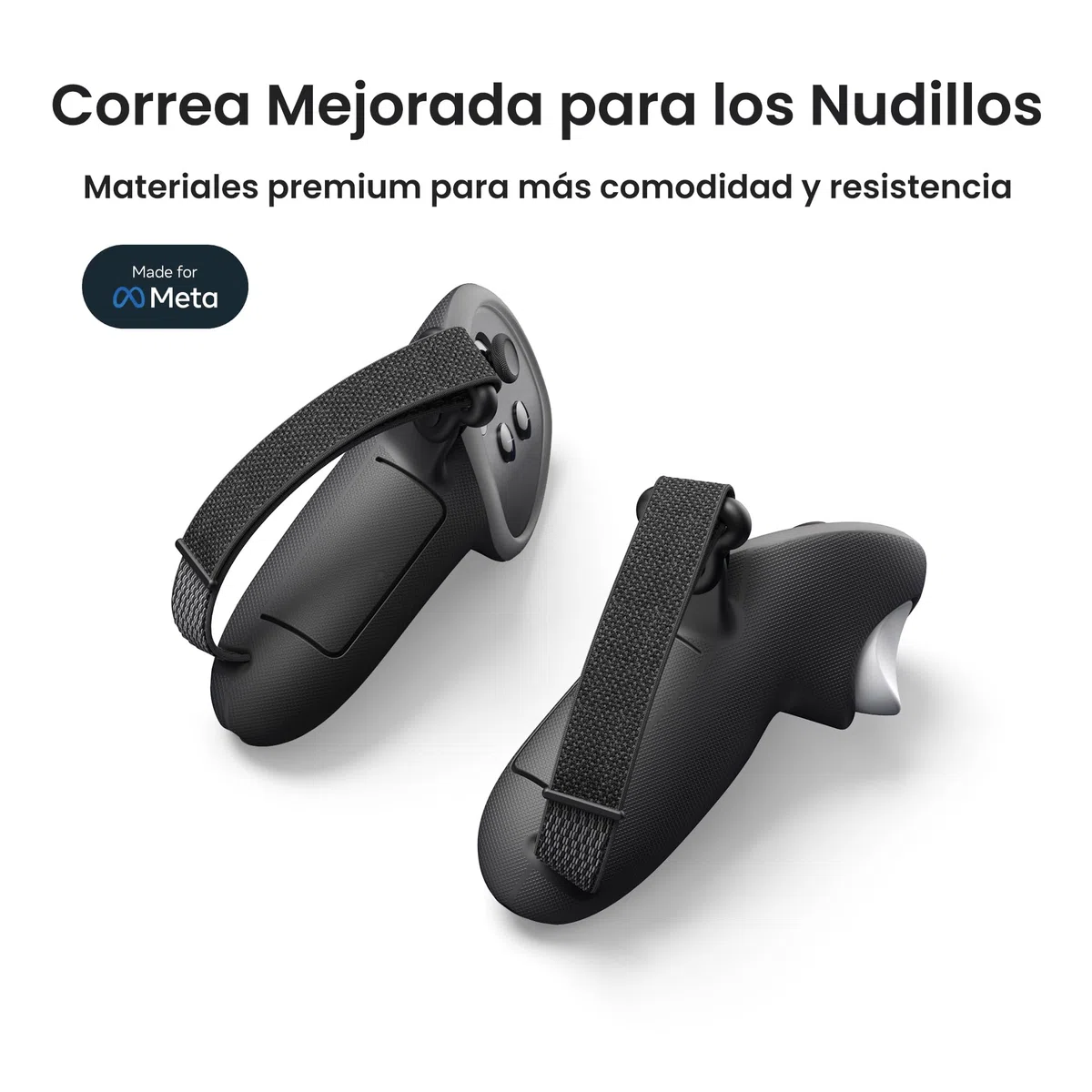 KIWI design G4 Pro Empuñaduras de Controlador Compatibles con Meta Quest 3/3S, Acreditadas por Meta