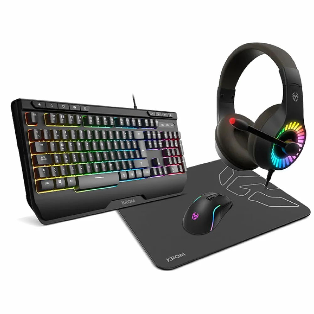 PC Gaming Completo • TrendingPC • Ryzen 7 5700G 8X 4,60Ghz • 64Gb RAM DDR4 RGB • AMD Radeon 8 Graphics • 2tb m.2 • WiFi 6 & Bluetooth • Monitor 24" 100hz •Windows 11 • Teclado Auriculares y ratón