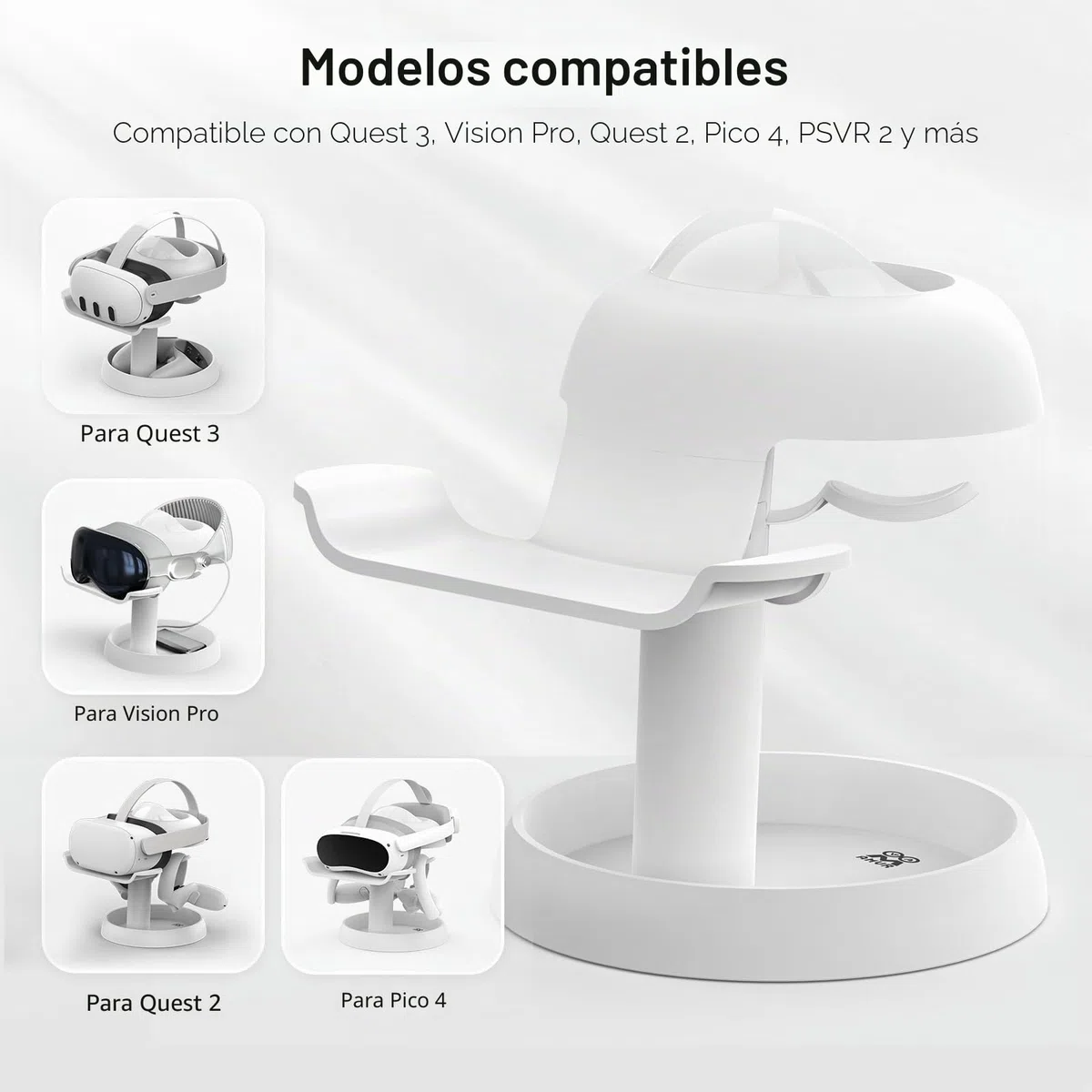 AMVR Soporte de Realidad Virtual, Accesorios de Compatible con Quest 3s, Quest 3, Auriculares Quest Pro, Meta Quest, para Quest 2, Pico 4,Rift o Rift S y Controladores táctiles