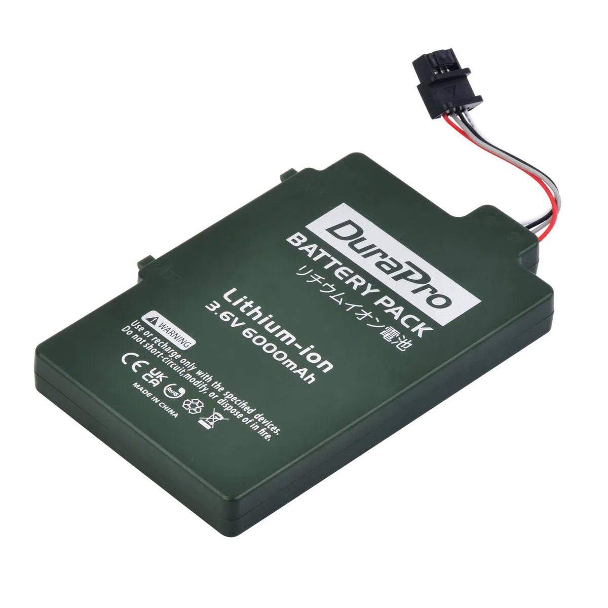 DuraPro Batería de 6000 mAh para Nintendo Wii U Wii-U WUP-012 WUP-010 Gamepad