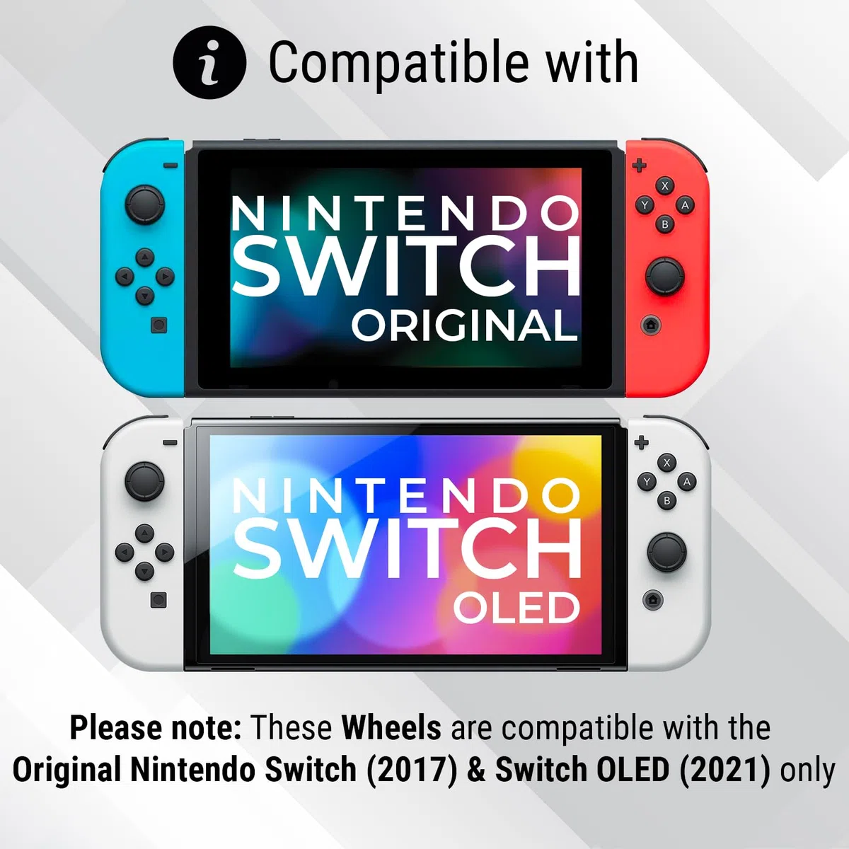 Orzly Volantes 4 en 1 Para Mario Kart Nintendo Switch - Accessorios de Volante para los mandos JoyCon - No Incluye Consola y Joy-Con