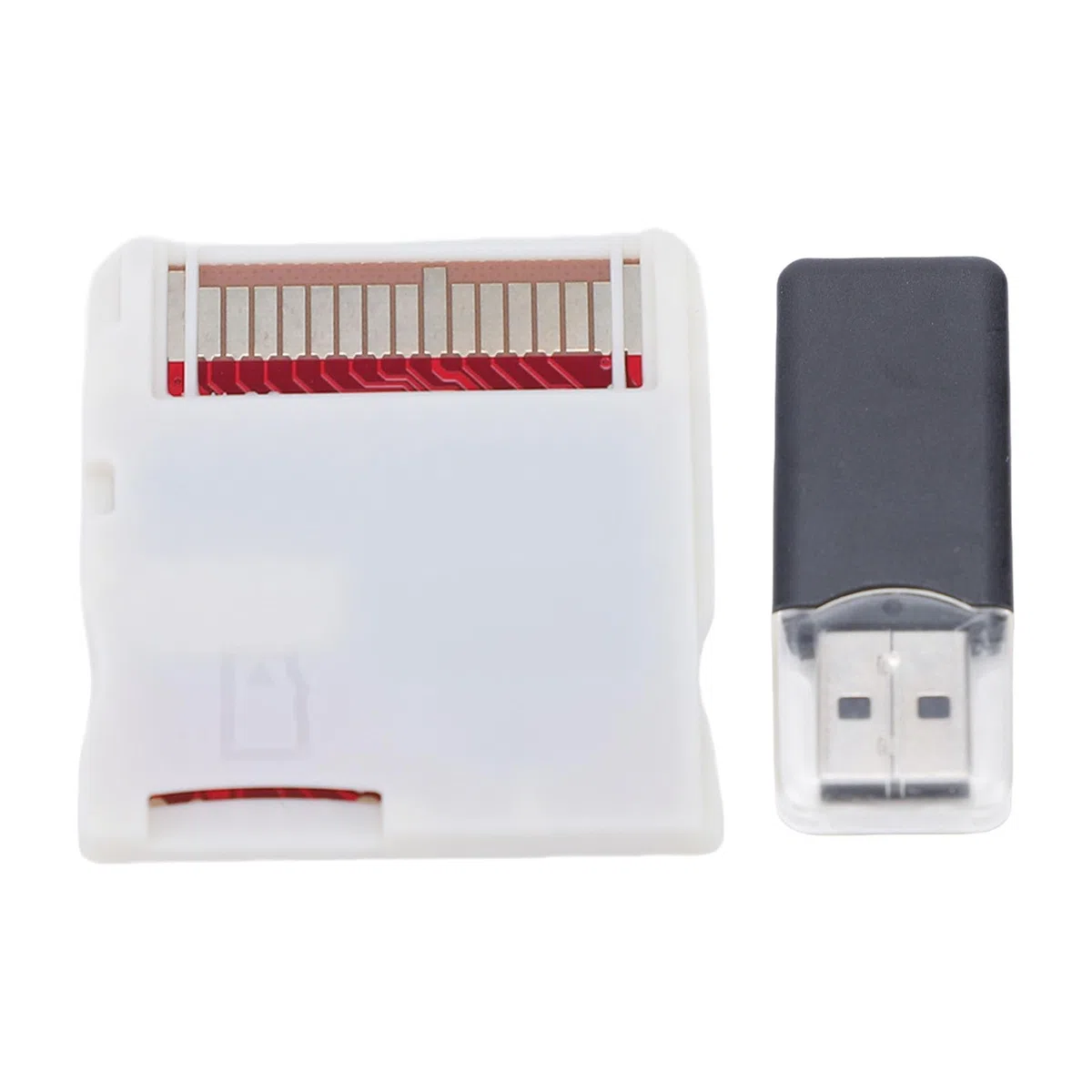 Annadue Tarjeta de Memoria para Videojuegos NDS para R4 Flashcart WOOD, Adaptador de Tarjeta Flash para Juegos de Consolas Profesionales para NDS/MD/GB/GBC/para Famicom/PCE (Conjunto MADERA HK