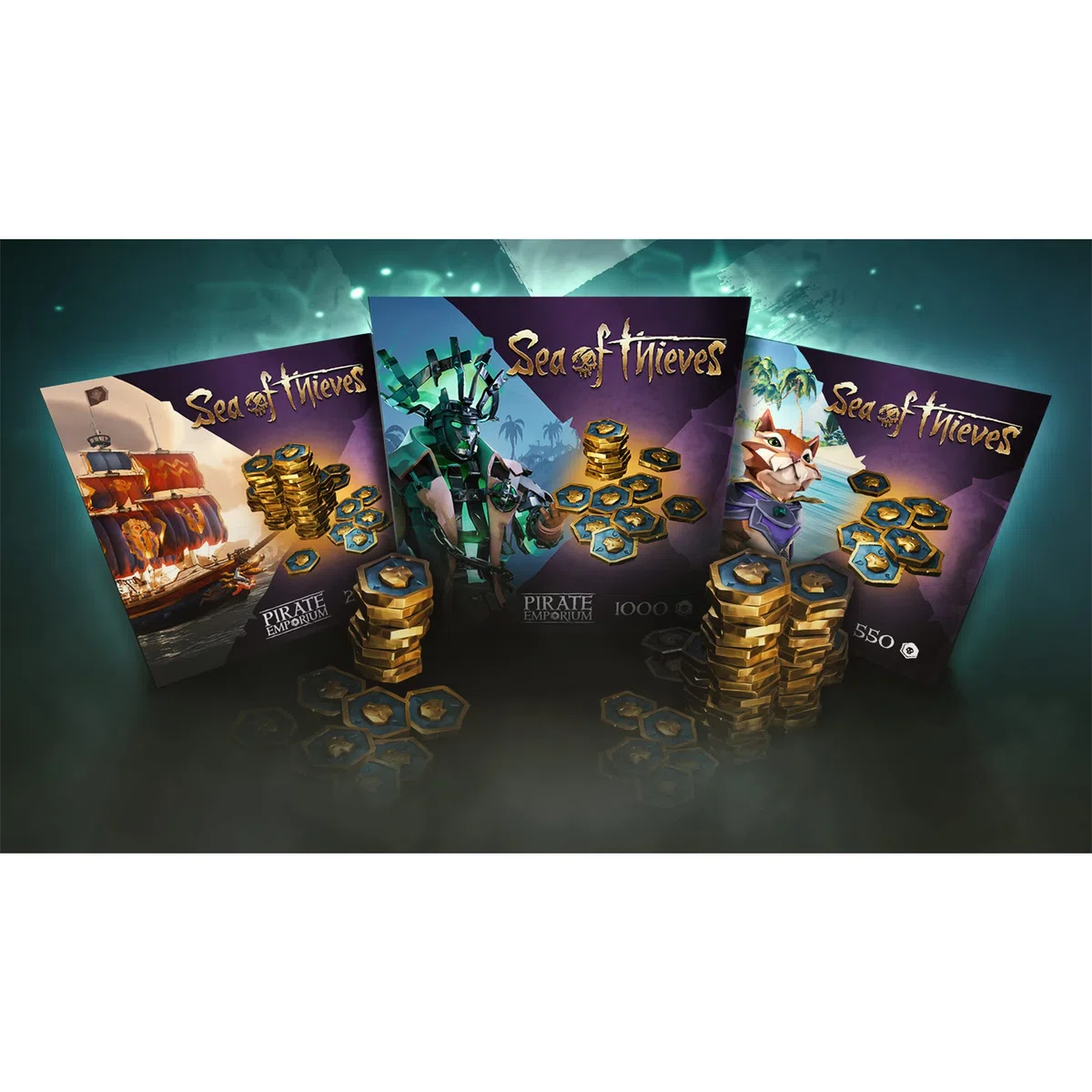 Sea of Thieves Captain’s Ancient Coin Pack – 1000 Coins | Xbox & Windows 10 - Código de descarga