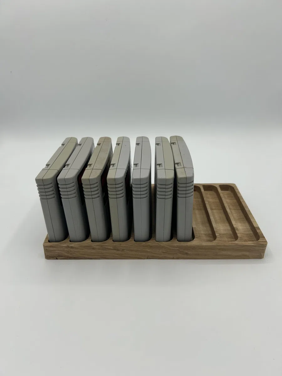 Generisch Expositor para juegos de Super Nintendo SNES PAL (10 unidades), color roble