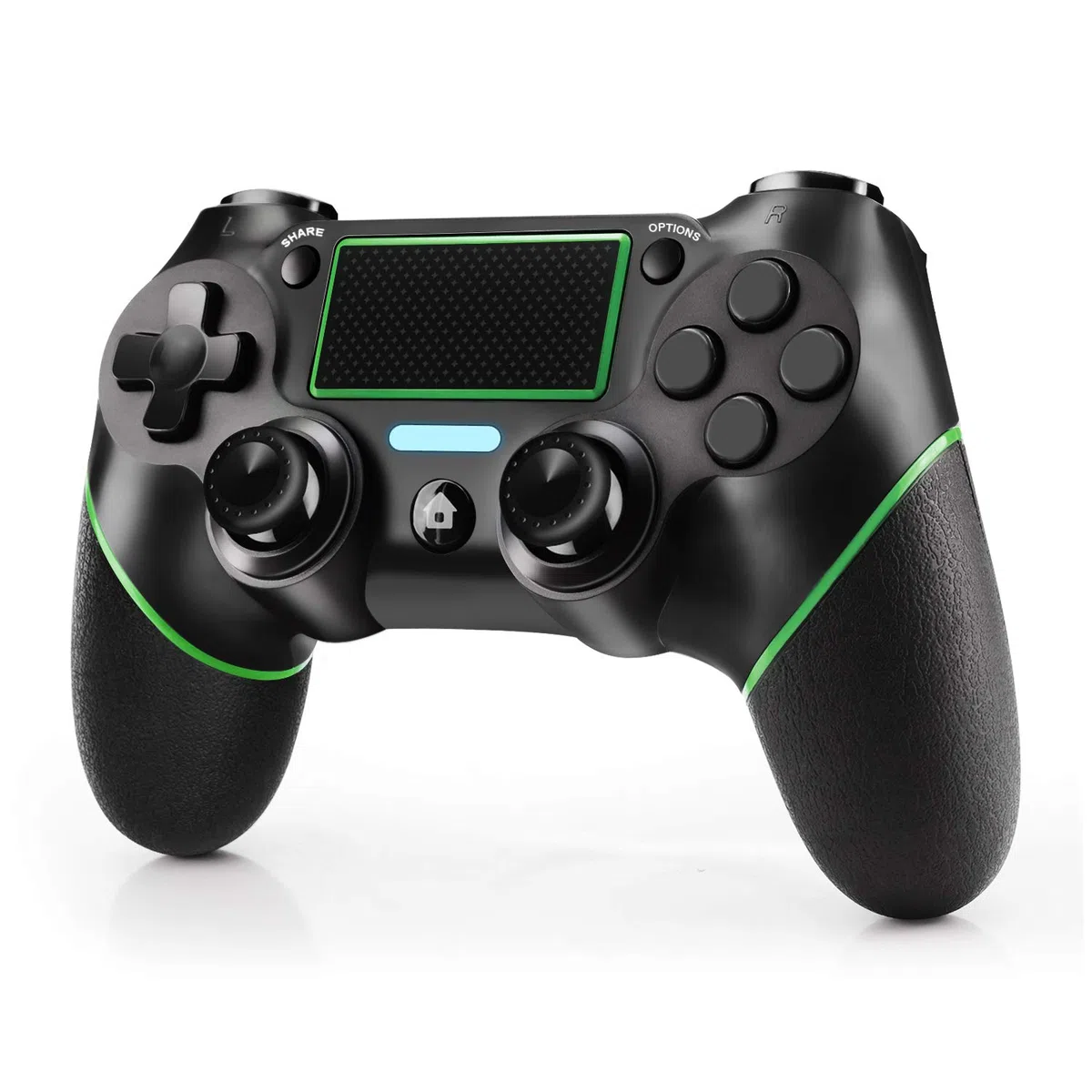 Mando para PS-4, Mando Inalámbrico Mando Bluetooth Compatible con PS-4/Pro/Slim/PC, Gamepad Jostick con Vibración, Turbobotón, Giroscopio De 6 Ejes, Panel Táctil, Audio Jack