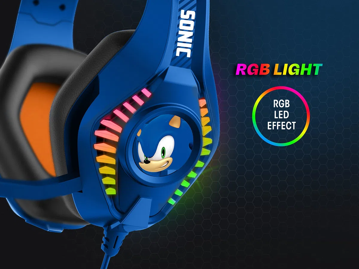 OTL Technologies SH0976 Sonic The Hedgehog Pro G5 - Auriculares para Juegos, Color Azul