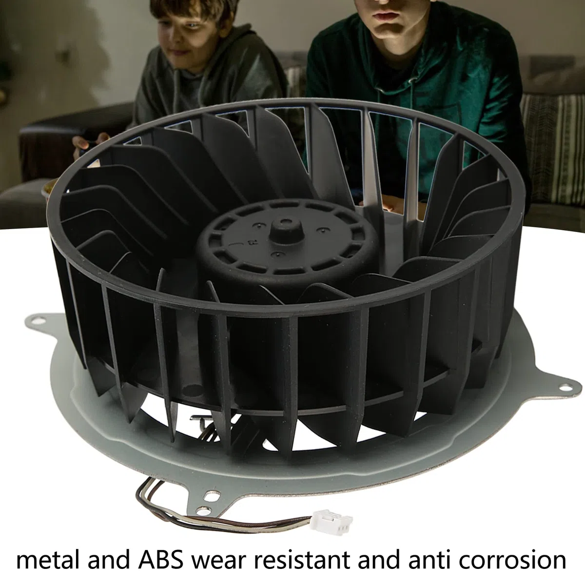 Annadue Ventilador de Refrigeración Interno de Repuesto Universal 23 Blade para, KSB1212HGG4E 12V 2.15A, Fácil de Instalar y Usar.