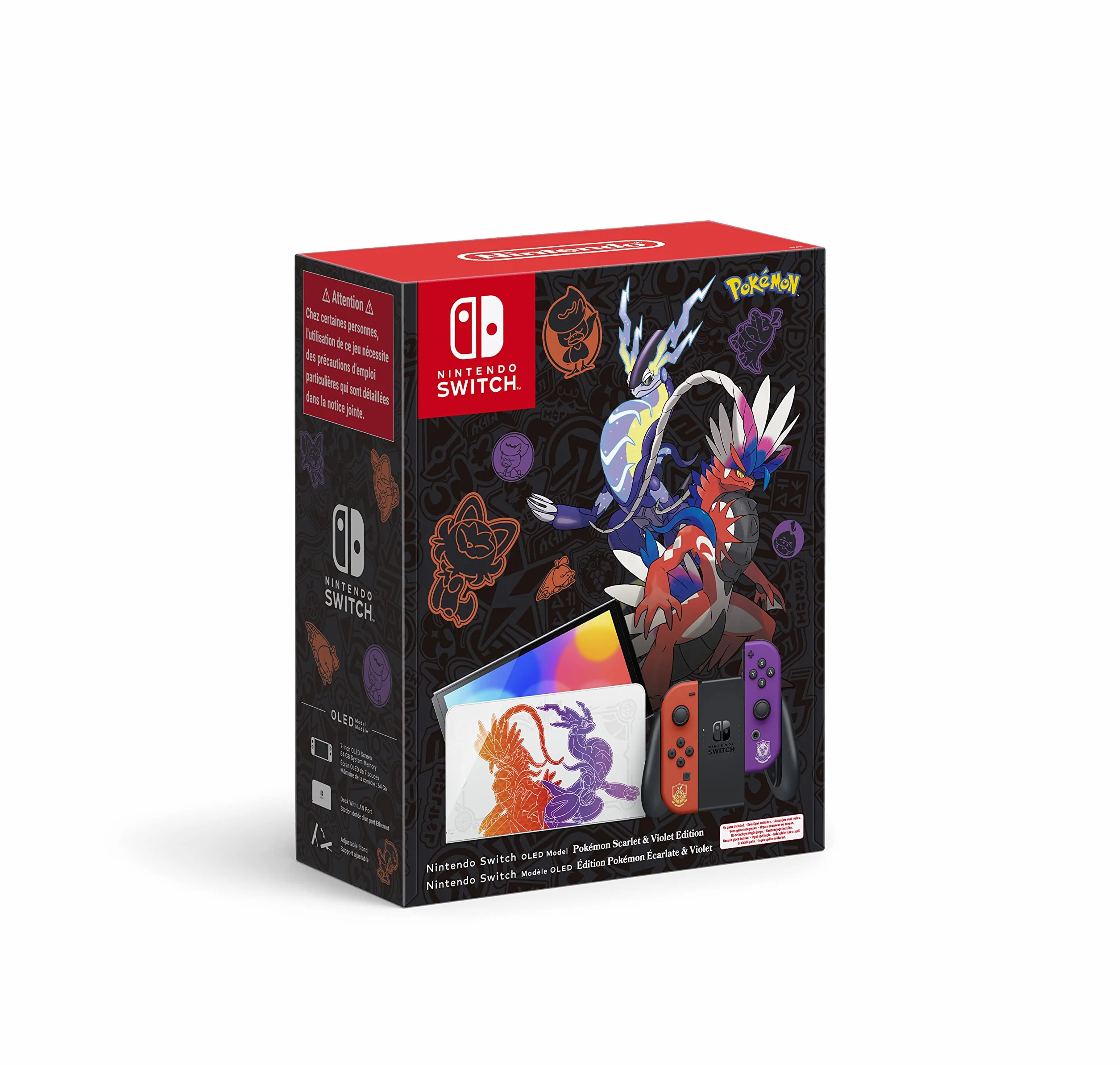 Nintendo Switch OLED Edición Limitada Pokémon Escarlata y Púrpura
