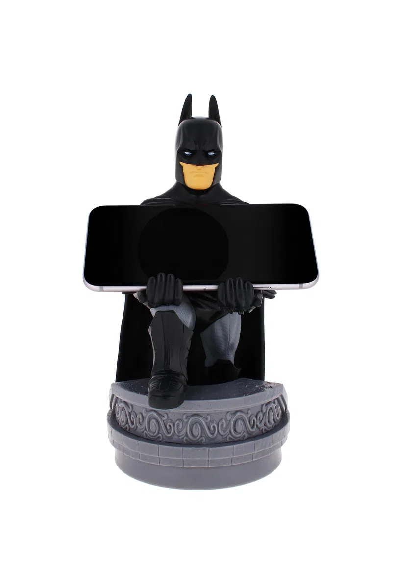 Cableguys Warner Bros Batman Soporte Mando y Movil - Figuras Soporte para movil y Mando, Compatible con Xbox, PlayStation y la mayoría de mandos estándar, Accesorios Escritorio para Setup Gaming