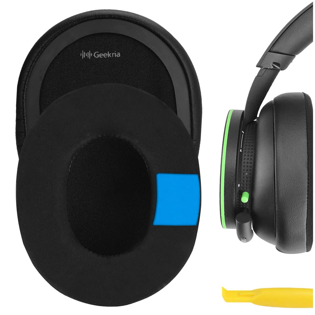 Geekria Almohadillas de Repuesto con Gel refrigerante Sport para Microsoft Xbox Wireless (2024) / Wired, Xbox Stereo, Auriculares Xbox Stereo Headset 20th Anniversary (Negro)