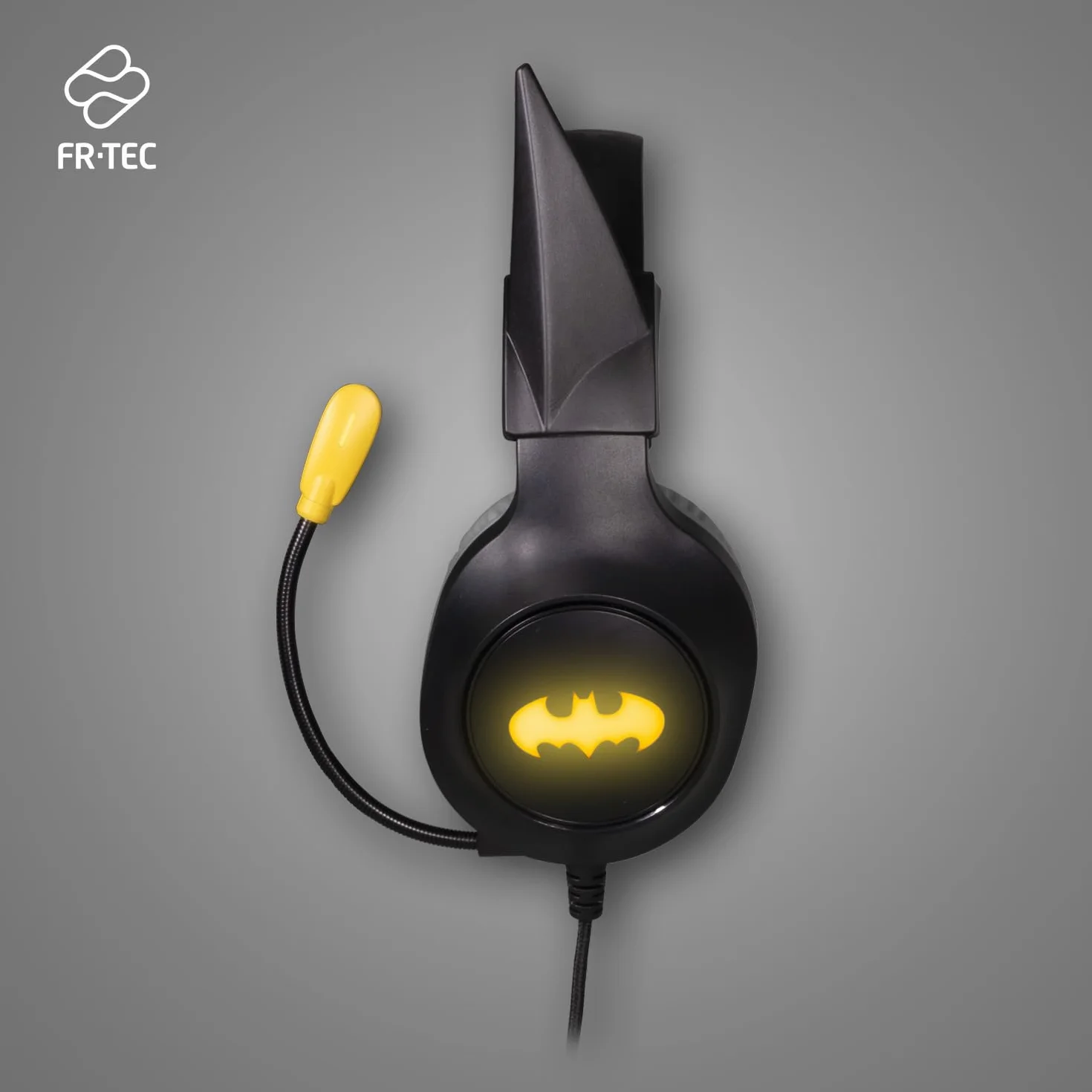 FRTEC - Auriculares Gaming Batman con Cable y Luz LED RGB, para PlayStation 5, PS4, Xbox Series X/S, Xbox One, Nintendo Switch, PC, Mac