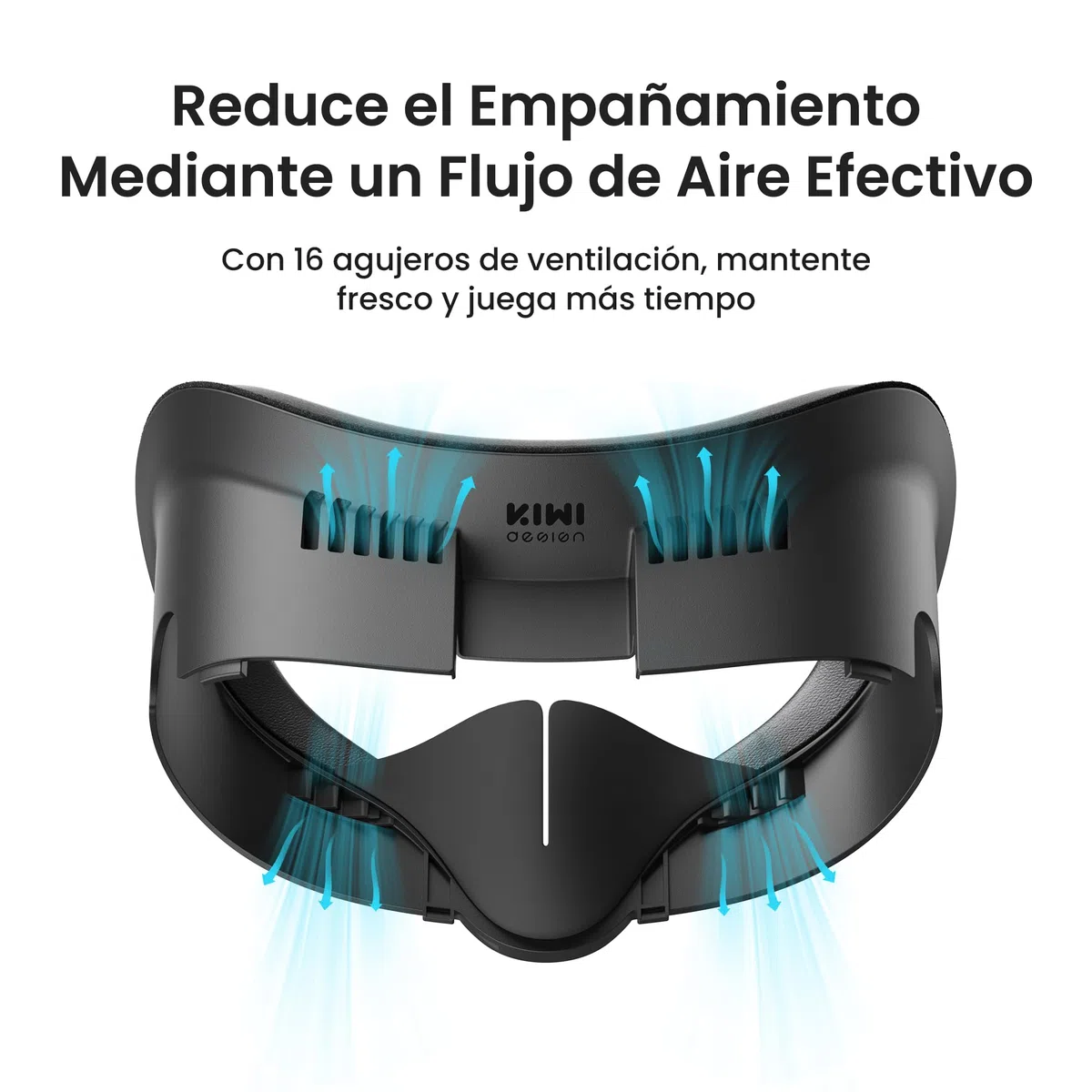 KIWI design V3 Interfaz Facial, Almohadilla Facial Compatible con Accesorios Meta Quest 3, NO para Quest 3S