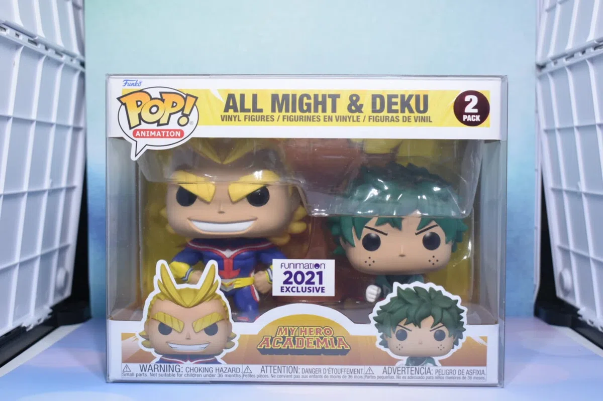 POP! Animation All Might & Deku Paquete de 2 My Hero Academia Exclusive
