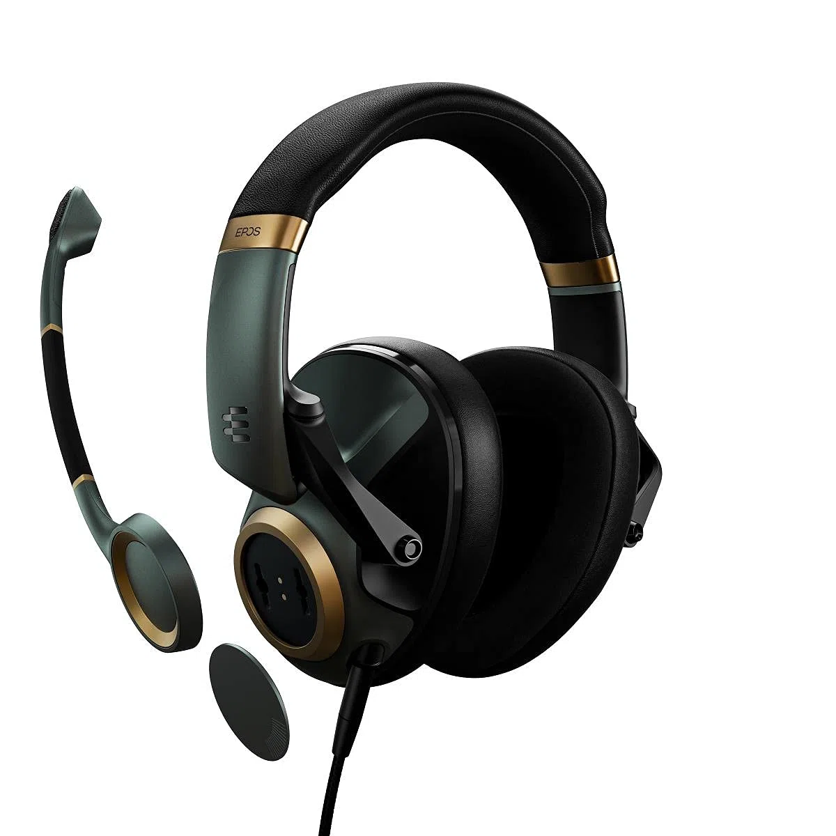 EPOS H6Pro Auriculares Acústicos Cerrados con Micrófono - Cascos Gaming para PC, Mac, PS4/5, Xbox One/Series X, Nintendo Switch - Auriculares Diadema Ligeros, Cómodos (Green)