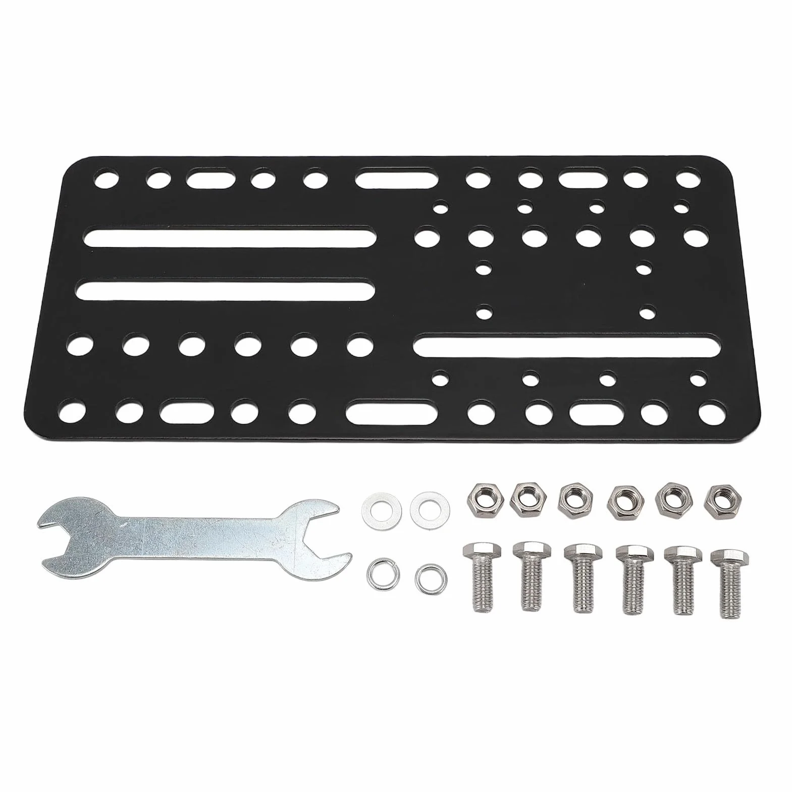 BONKZEBU Placa de Soporte de Montaje del Escritorio de Handbrake USB, Placa Adaptadora Universal de Agujeros Múltiples para la Palanca de Cambios SIM Racing, PC Placa de Montaje de