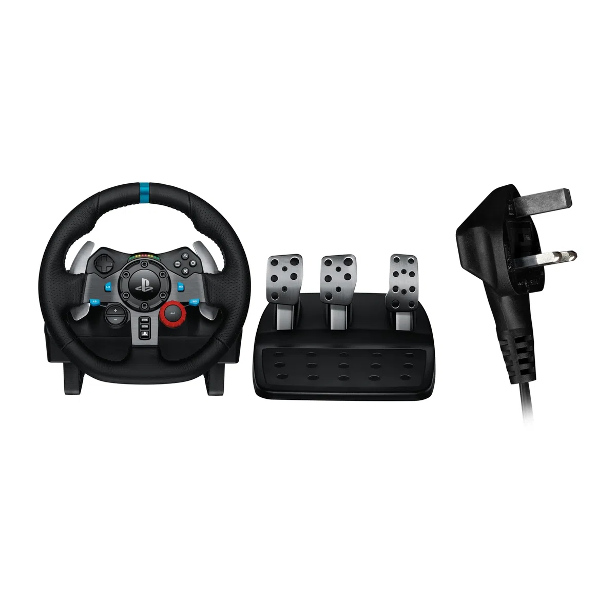 Logitech G G29 Driving Force Racing Wheel and Floor Pedals, Enchufe británico - Negro