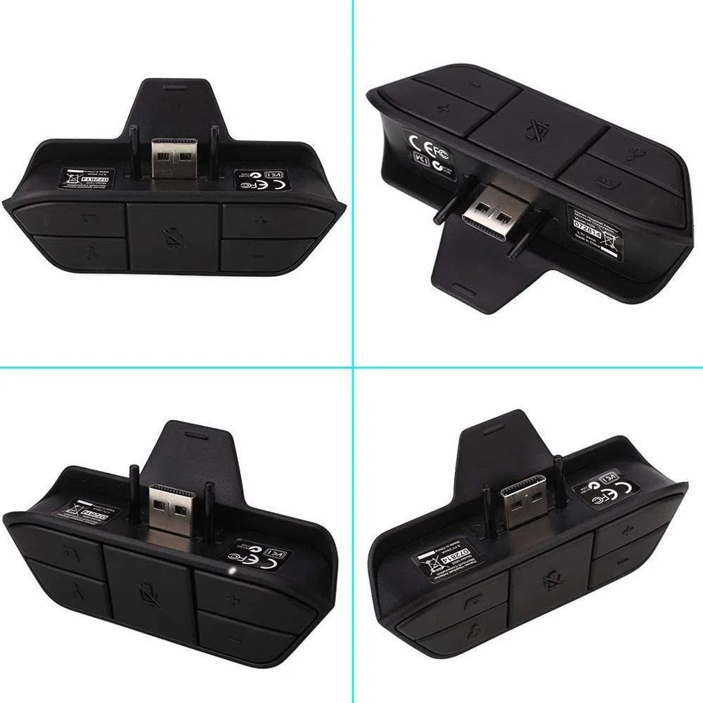 Adaptador de juego de audio estéreo para Microsoft Xbox One, adaptador de auriculares estéreo para mando Microsoft Xbox One