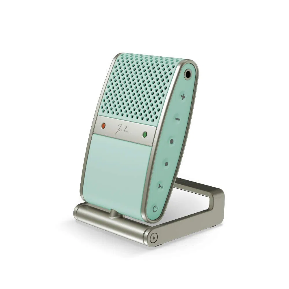 Tula Mic Seafoam Micrófono USB para Podcast con Grabador Incorporado (patrón Polar conmutable, Grabador de Audio Incorporado, Sonido de Calidad de Estudio, tecnología de reducción de Ruido), Seafoam