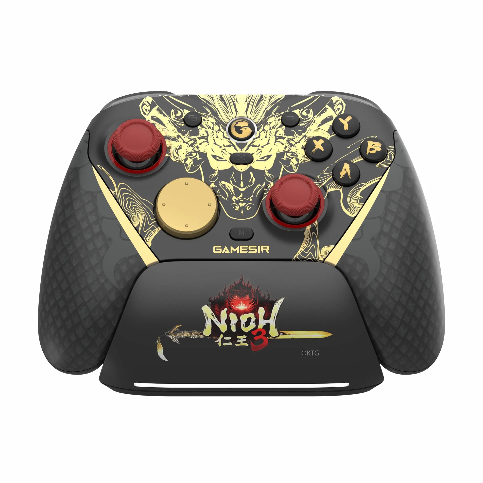GameSir G7 Pro 8K PC Mando Inalámbrico Esports - Frecuencia 8000Hz, Sticks Mag-Res TMR Gen-2, Botones Macro, Control de Movimiento - Edición Nioh 3