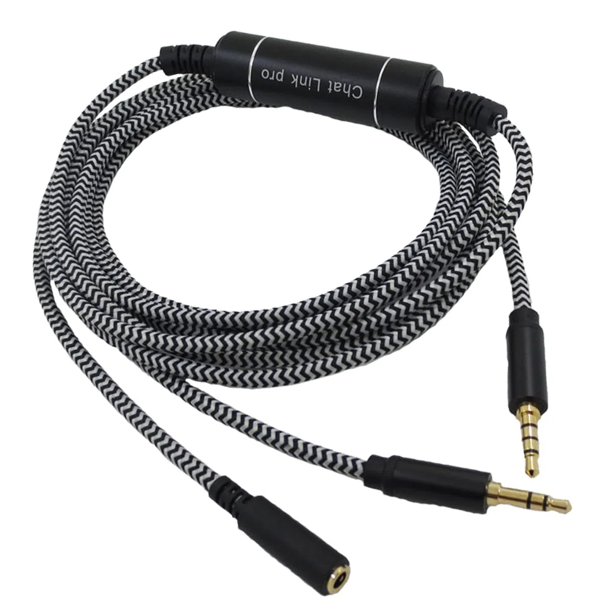 Partido Chat Link Pro Cable w/Cancelación de ruido Adaptadores para Elgato Captura de juegos HD60 S+/HD60/HD60 Pro Nintendo Switch/Xbox One/Xbox Series X/S/PS4/PS5(2.6m/8.5ft)