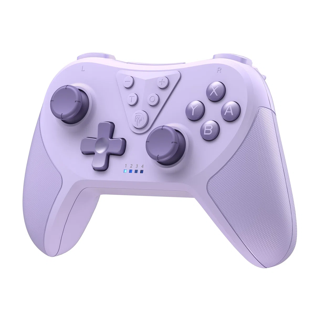 EasySMX Mando Switch Pro Turbo, Vibración para Switch/Lite/OLED, Conexión Bluetooth, Púrpura