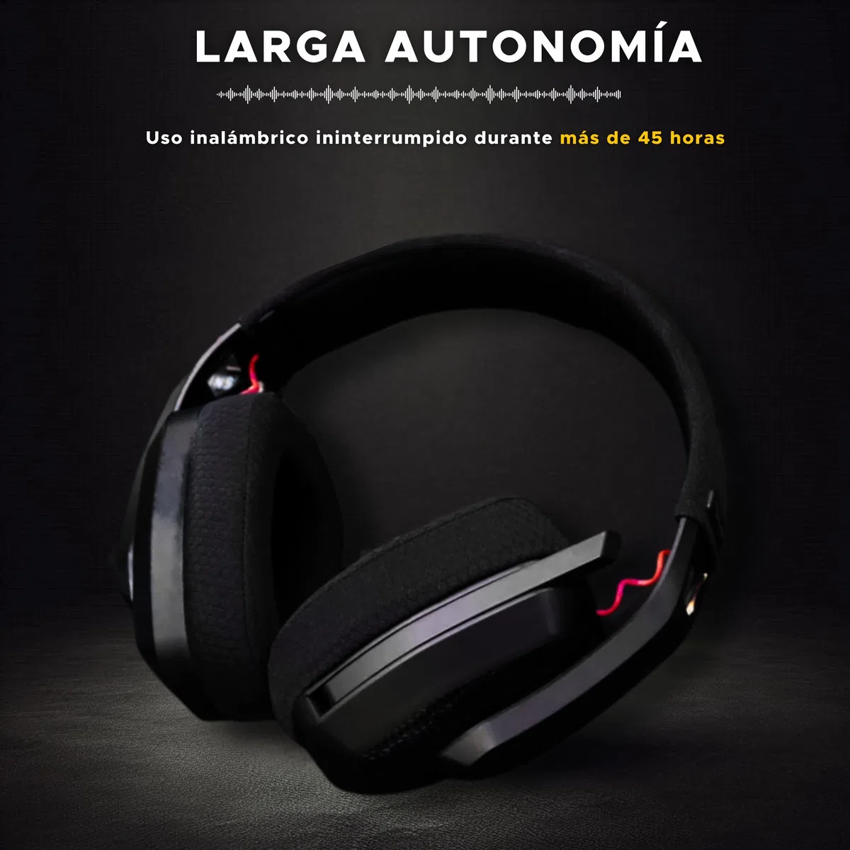 The G-Lab - Korp Platinium - Cascos Gaming inalambricos PC/PS4/PS5 - Auriculares Gaming Triple Modo Bluetooth/2.4Ghz/con Cable - Audio Estéreo, Baja Latencia, Duración 45h – Nuevo