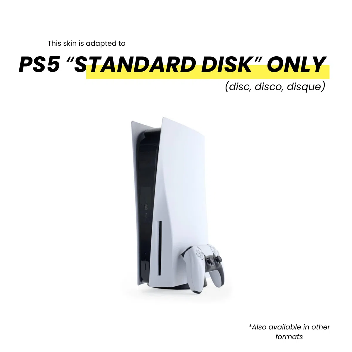 Pegatina para PS5 Black Ops 6, Pegatina PS 5 Gaming, consola y mando, edición estándar Disco Skin COD (2 mandos)