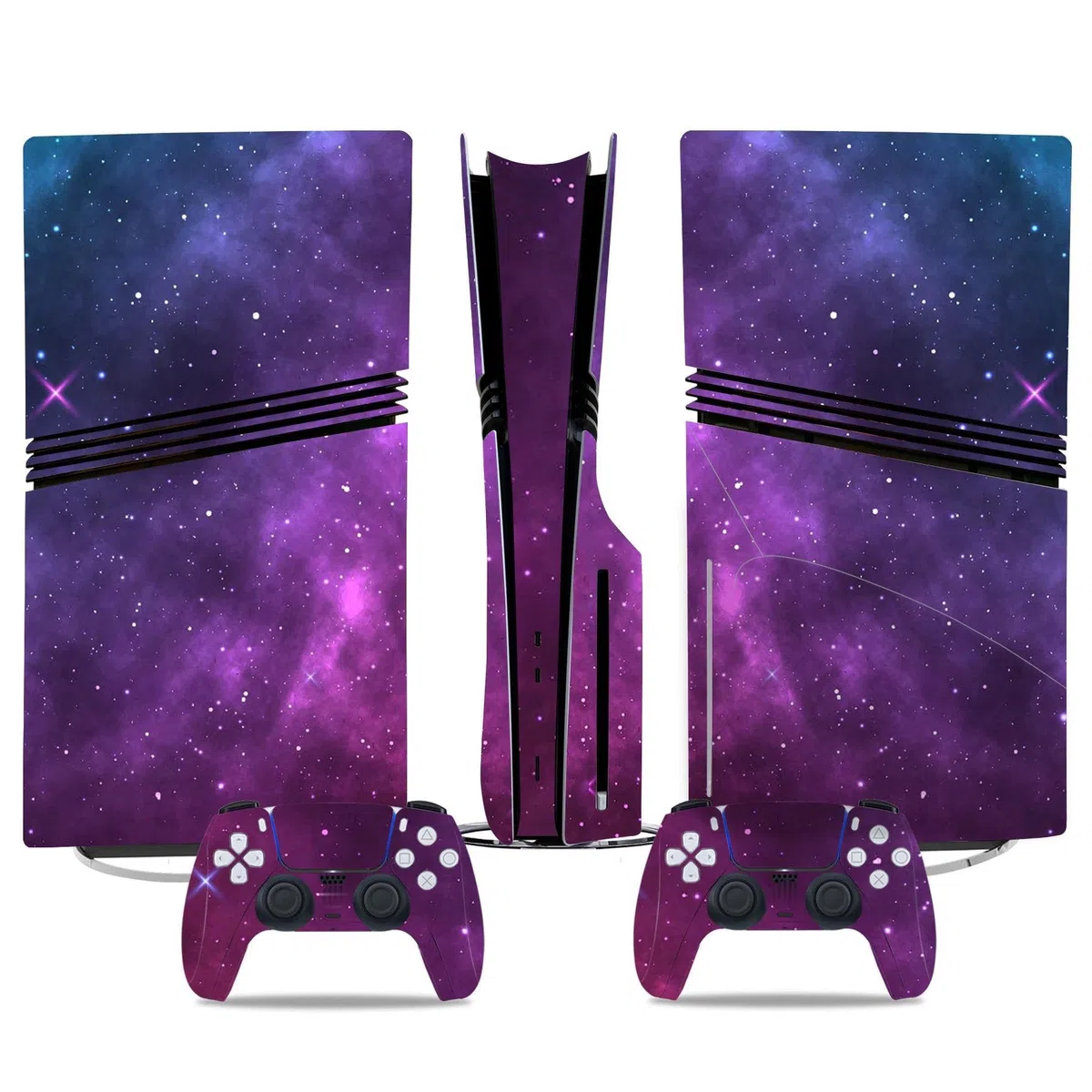 para PS5 Pro Skin Disc Edition & para PS5 Pro Skin Digital Edition Consola Mando Cubierta Vinilo Fundas Compatible Resistente Arañazos 18142 Envolturas Piel Regalo(Digital Edition)