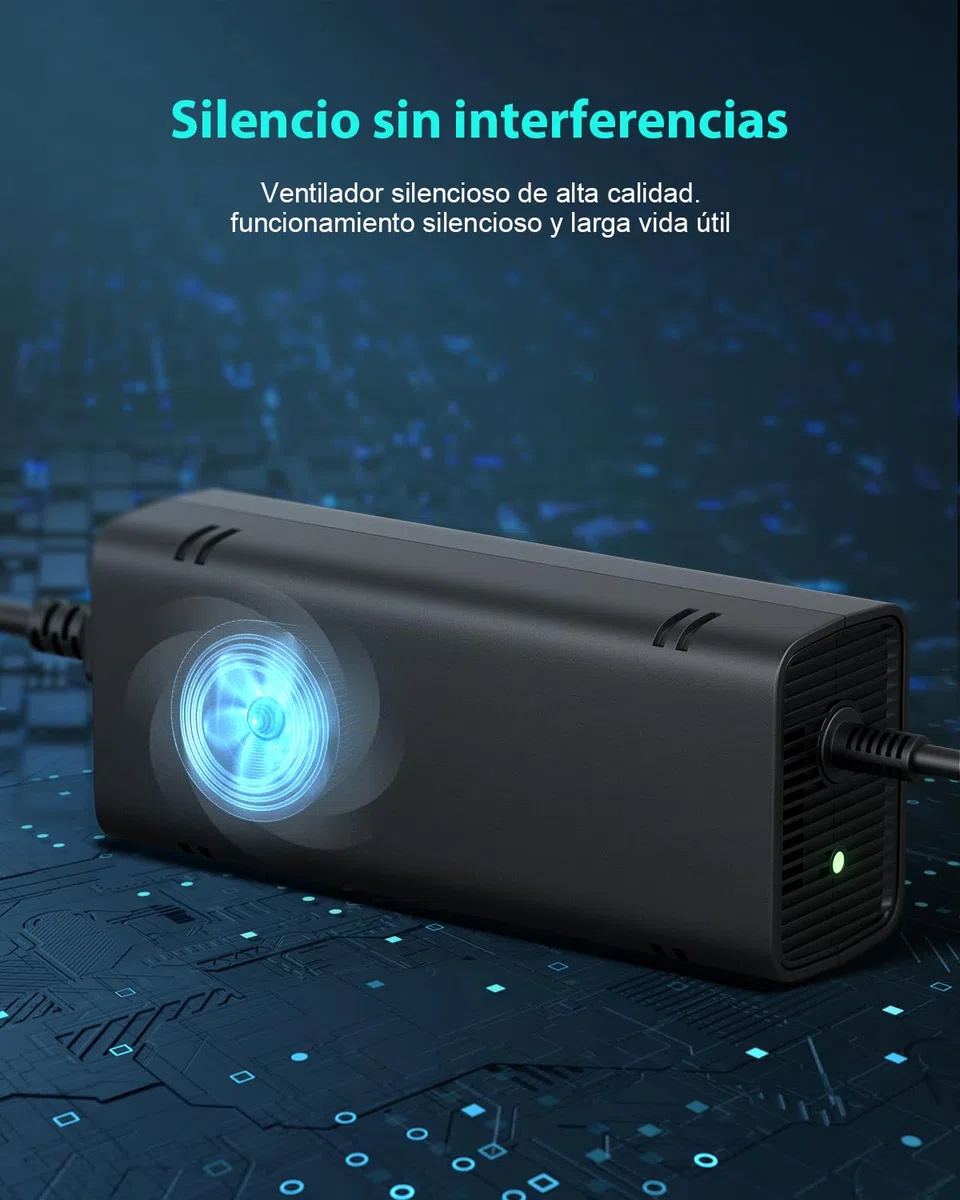 Cargador Xbox Slim Adaptador de CA para Xbox Slim Cable de alimentación del Cargador de la Consola (100-220 V)