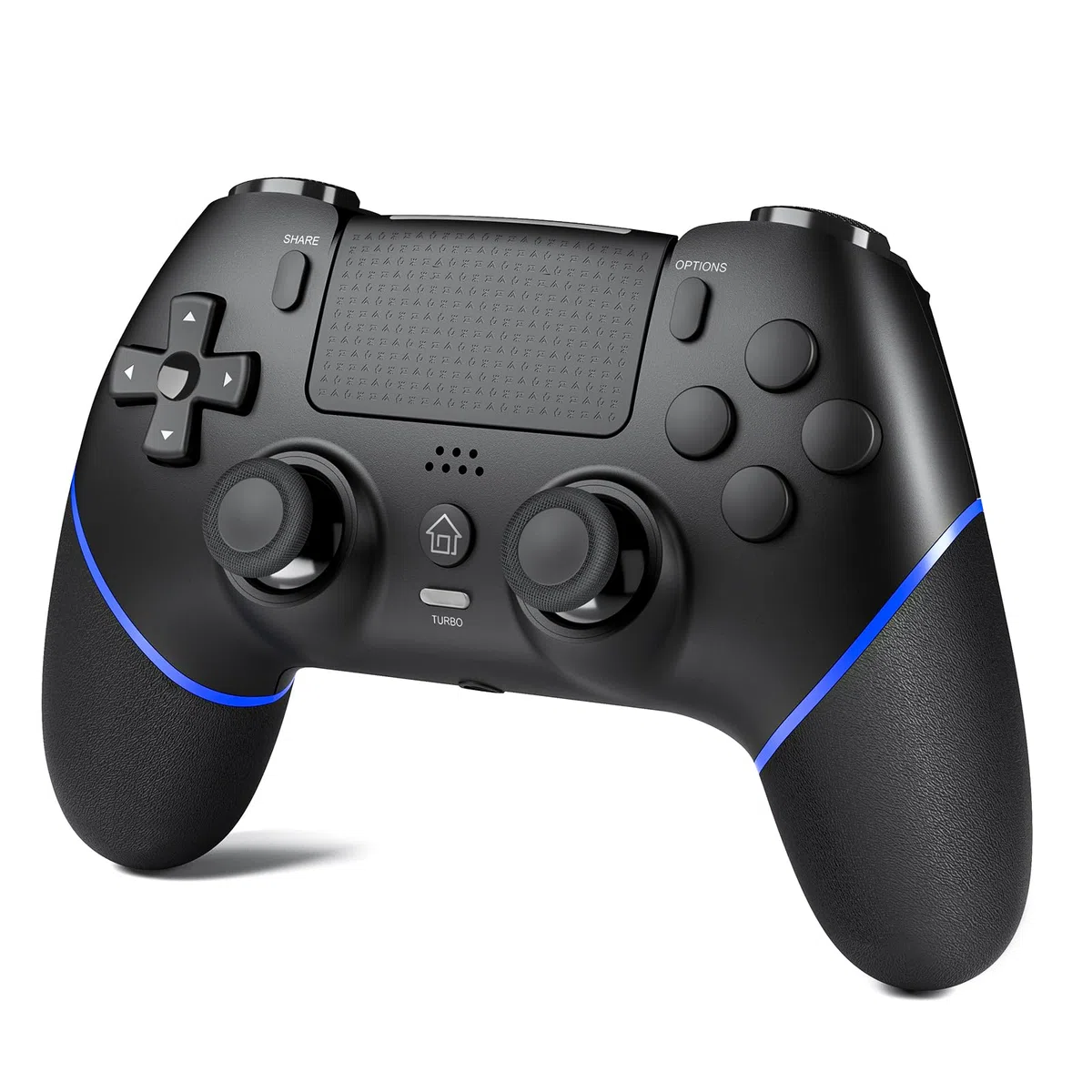 CHEREEKI Mando para PS4, Mando Play 4 Inalambrico Compatiable con P4 Pro, P4 Slim con Joystick HALL, Función de Mapeo, Giroscopio y Vibración Dual