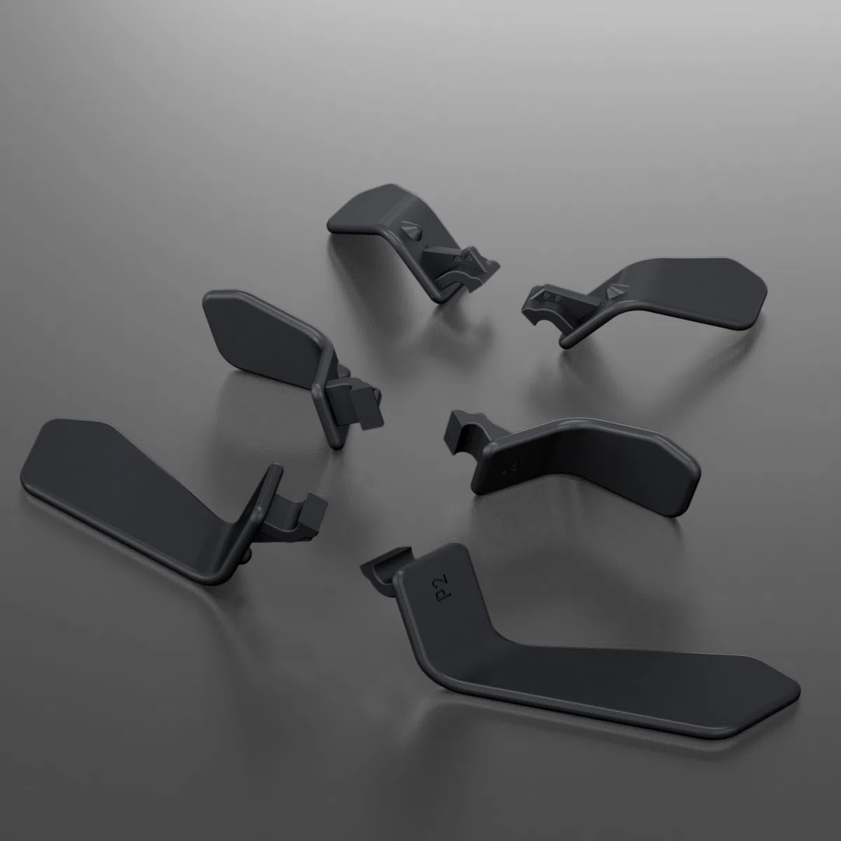 eXtremeRate Swift Paddles para Xbox Elite 1/2 Control, 6 en 1 Paletas Metálicas Reemplazo de Paletas Traseras Palas de Metal Intercambiable para Xbox One Elite & Elite Series 2 Mando(Negro)