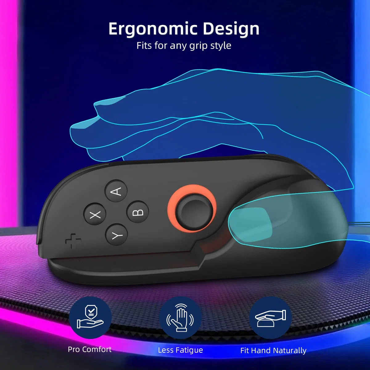 TOPCHANCES 【Oferta por Liquidación】 Compatible con el mouse del controlador de juego para Nintendo Switch 2, accesorio para juegos de disparos de acción controlados por mouse