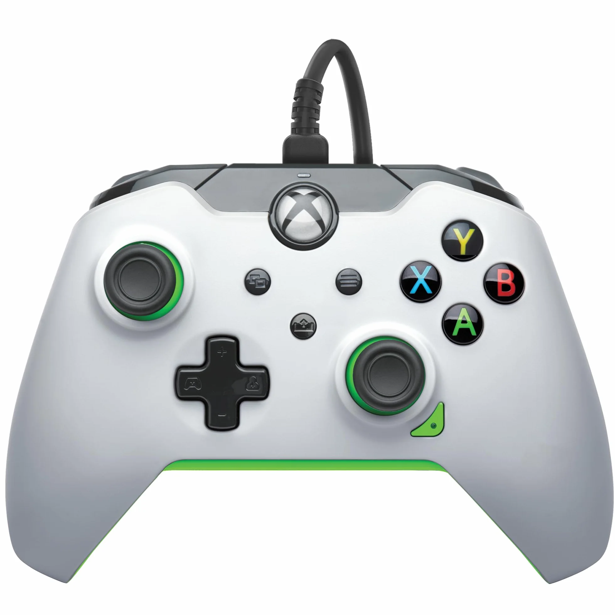 PDP Wired Video Game mando Neon White for Xbox Series X|S, Gamepad, Gaming mando, Xbox One, Officially Licensed