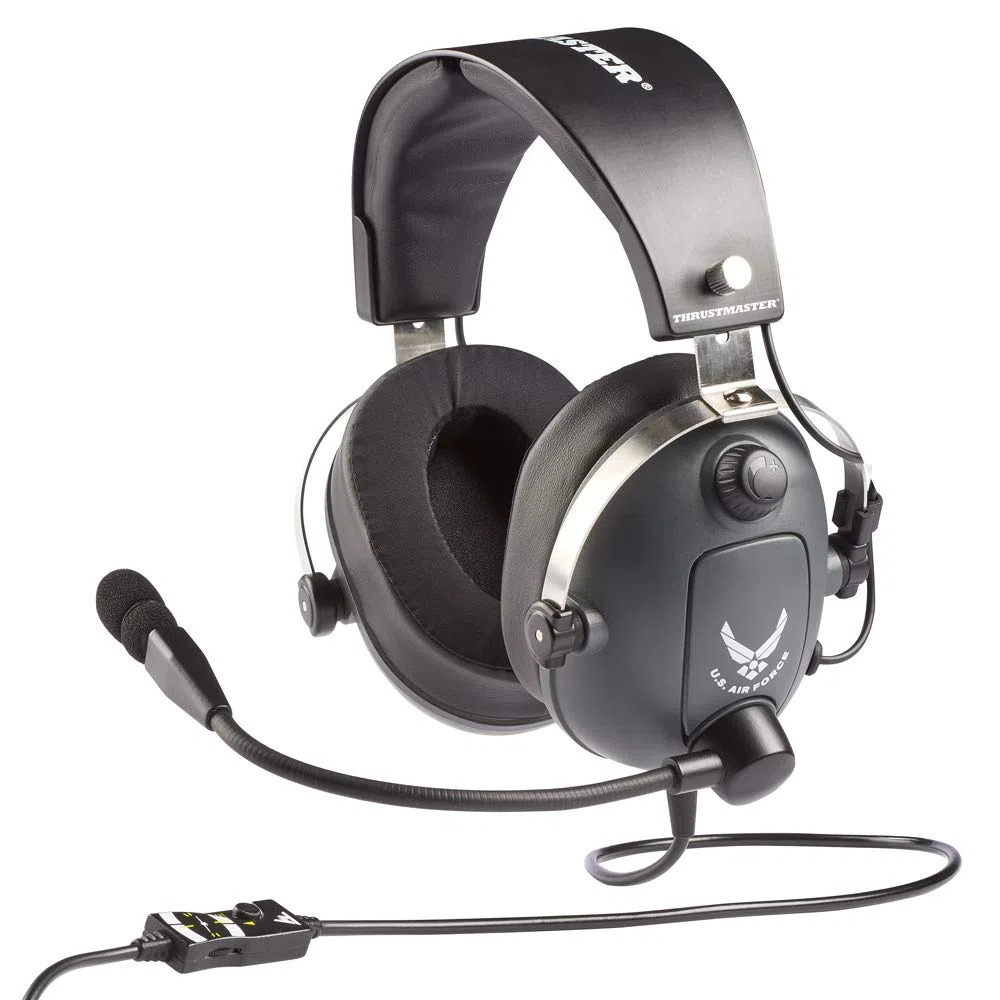 ThrustMaster T.Flight U.S. Air Force Edition DTS Version - Auriculares Gaming para PS5/PS4/Xbox Series X S/Xbox One/PC/Switch - Licencia Oficial U.S. Air Force