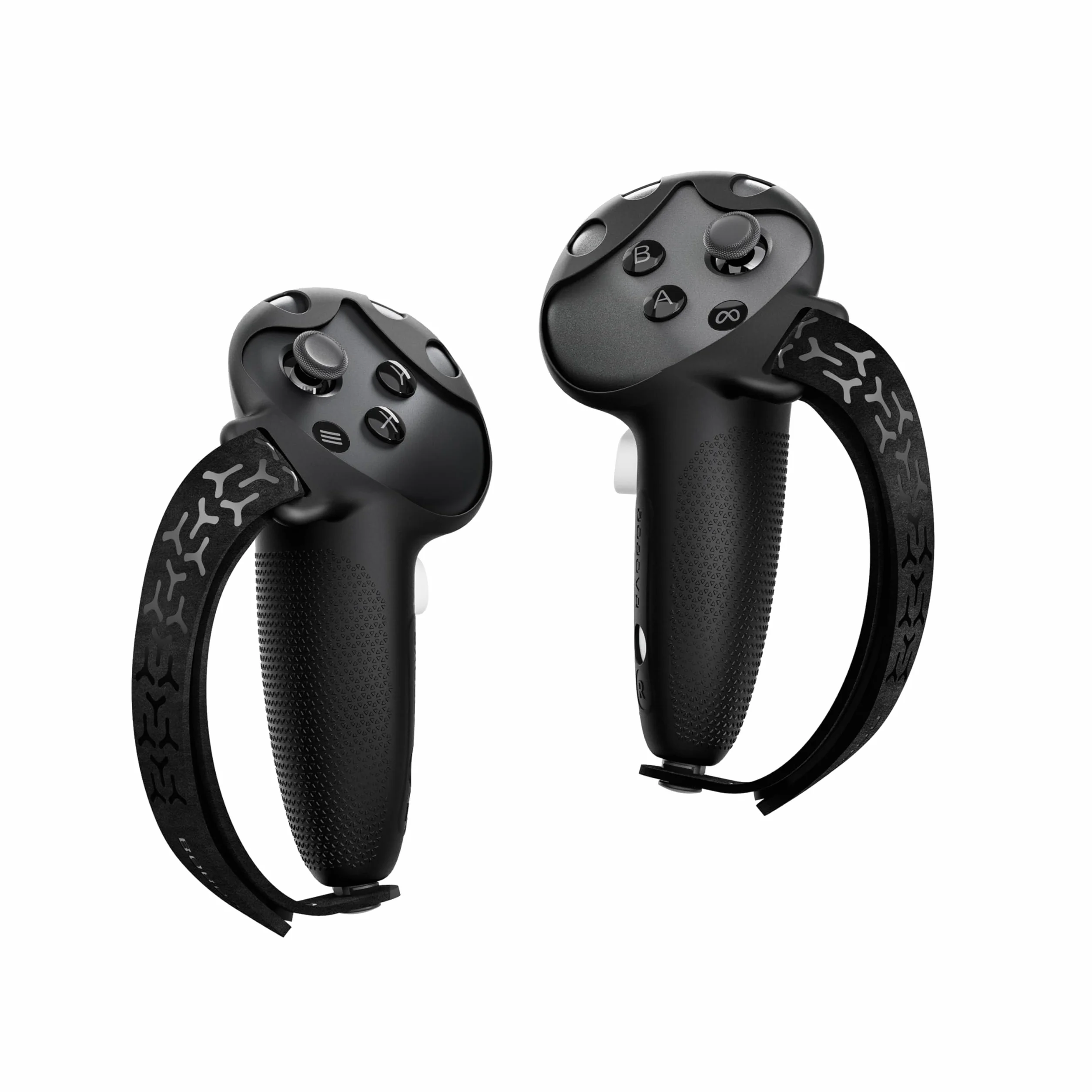 BOBOVR G3 Funda de Agarre Controlador, Funda de Silicona Antideslizante,Correa Deportiva Ajustable y Base de Carga Inalámbrica para CD3/D3, Compatible con Quest 3/3S