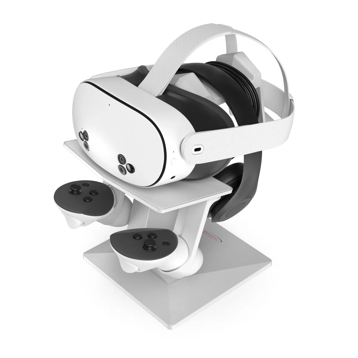 Digicharge Soporte de Auriculares VR para Meta Quest 3S, Quest 3, Oculus Quest 2 VR Mount Display Storage para Auriculares y Controladores táctiles