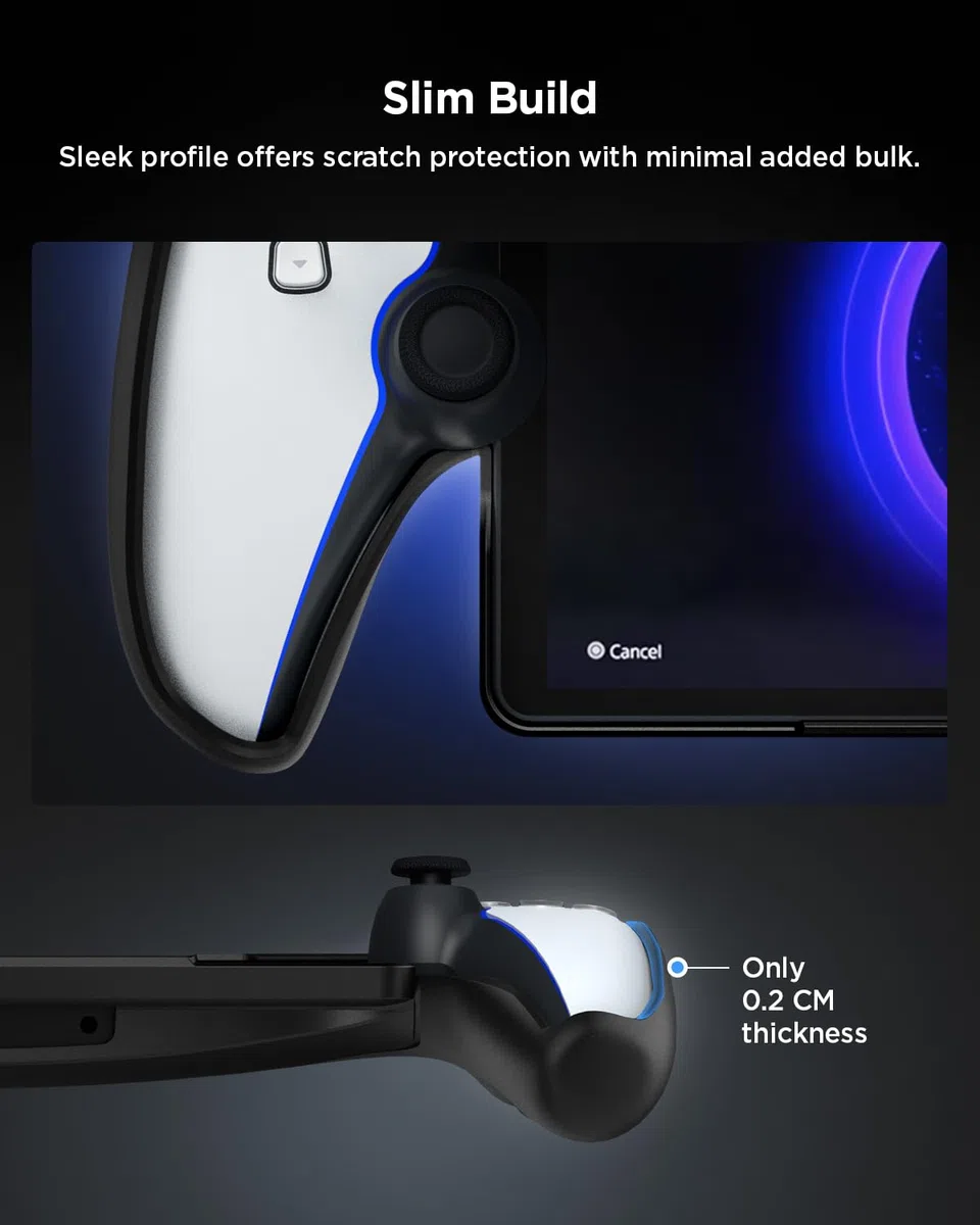 Spigen Funda Thin Fit Compatible con PlayStation Portal Remote Player - Negro