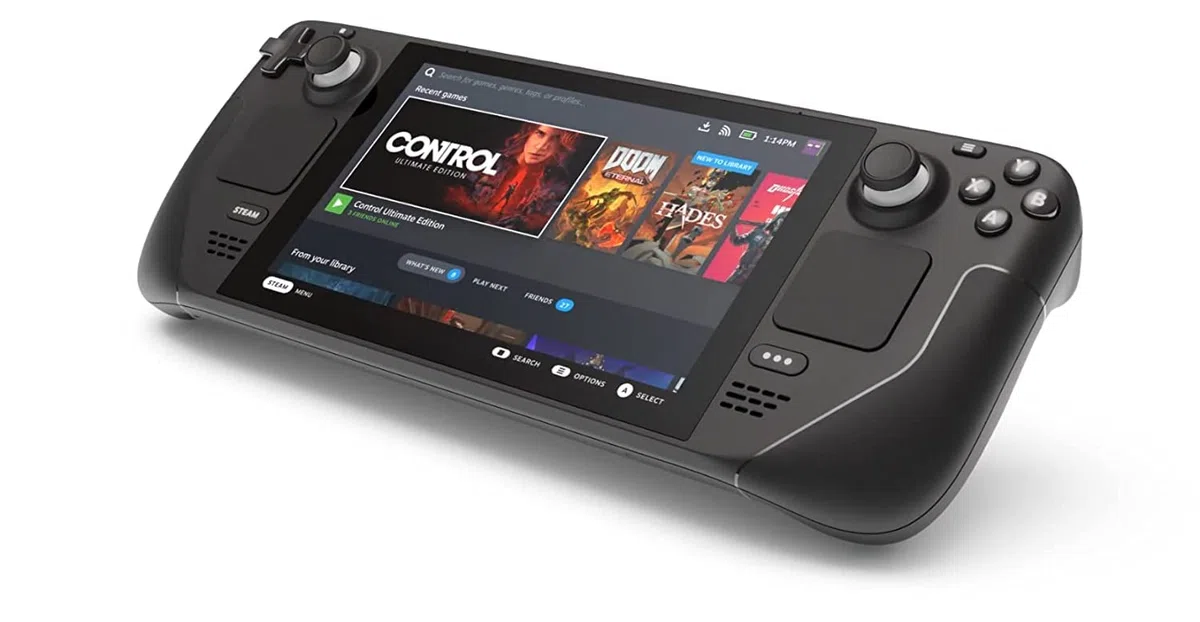 Valve Steam Deck SSD de 512 GB + 16 GB de RAM, 7 Pulgadas, 60 Hz, 1280 x 800 px, Consola de Juegos de Mano