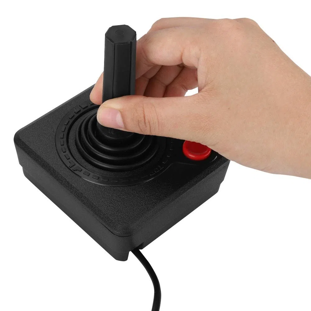 Delaman Controlador de Joystick 3D, Retro Classic Control de Juegos Analógico 3D para Atari 2600