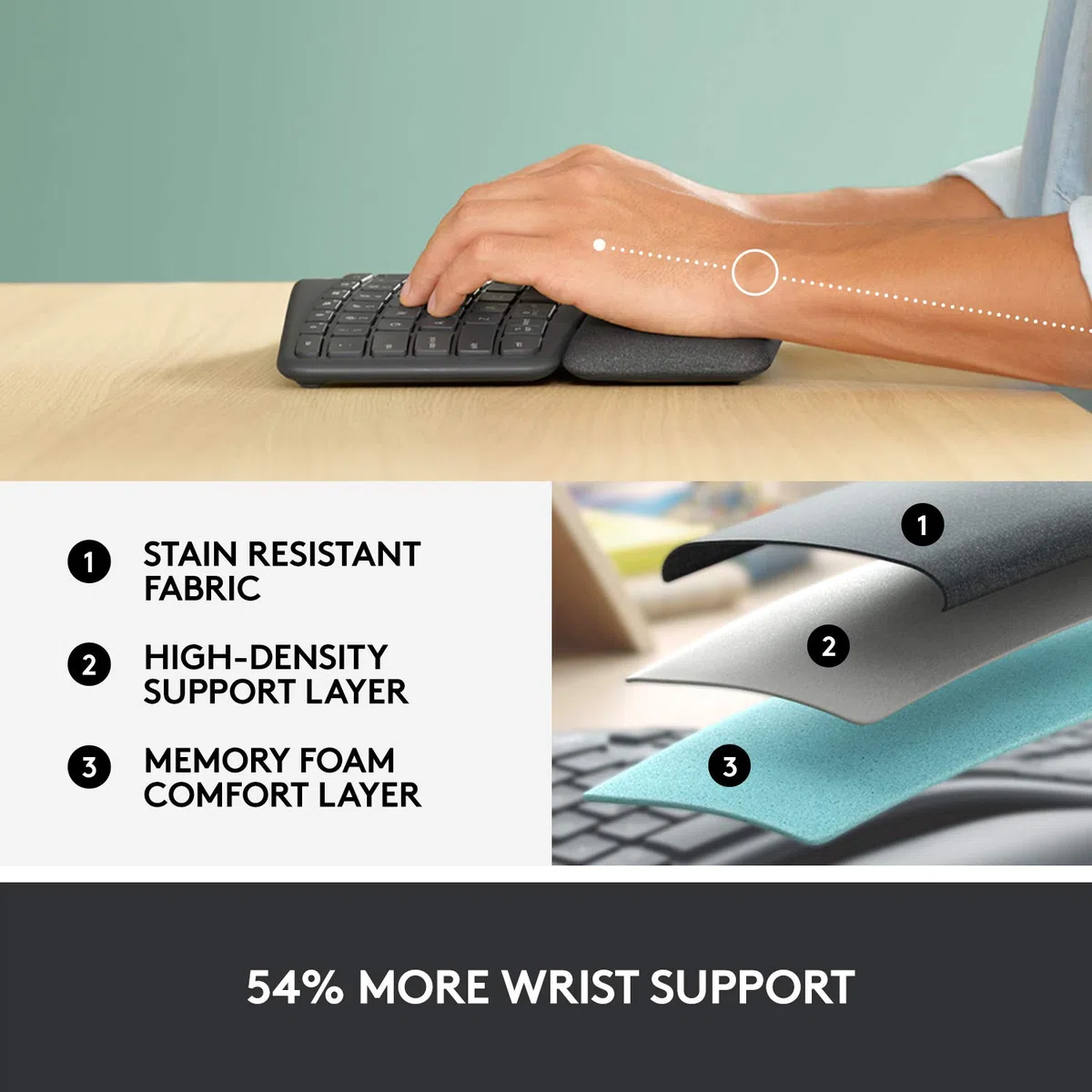 Logitech Ergo K860 - UK QWERTY