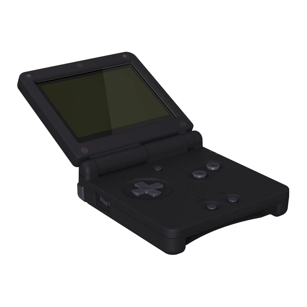 eXtremeRate Carcasa para Gameboy Advance SP, Funda Protector Placa Cubierta con Botones, Compatible con Todos IPS y LCD Estándar - Sin Consola ni Pantalla IPS, Negro
