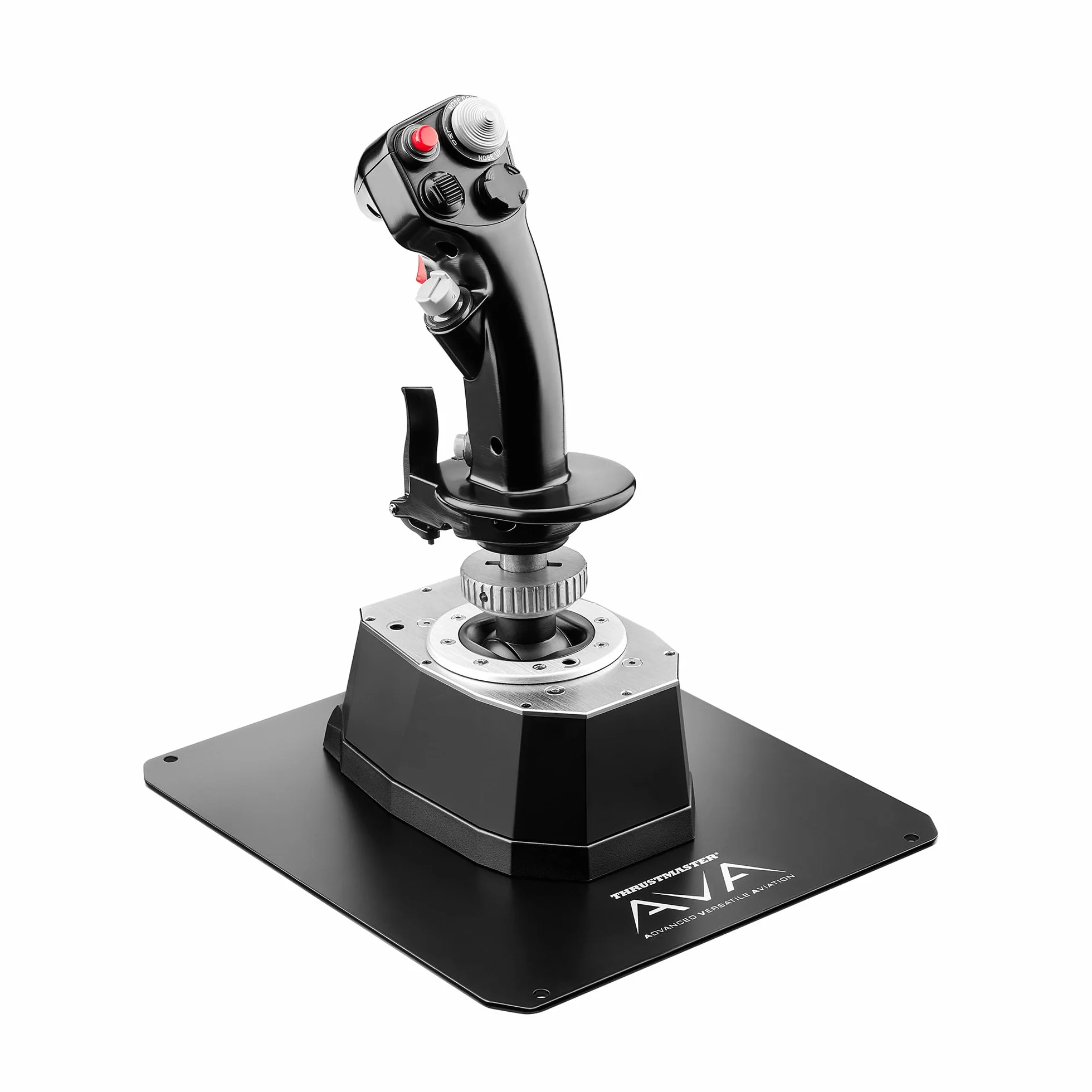 Thrustmaster AVA - Base de Joystick Profesional para PC (Base Modular de Metal, Mecanismo de Levas y Muelles Ajustables, Tecnología Magnética H.E.A.R.T, Compatible con Ecosistema de Grips) Negro