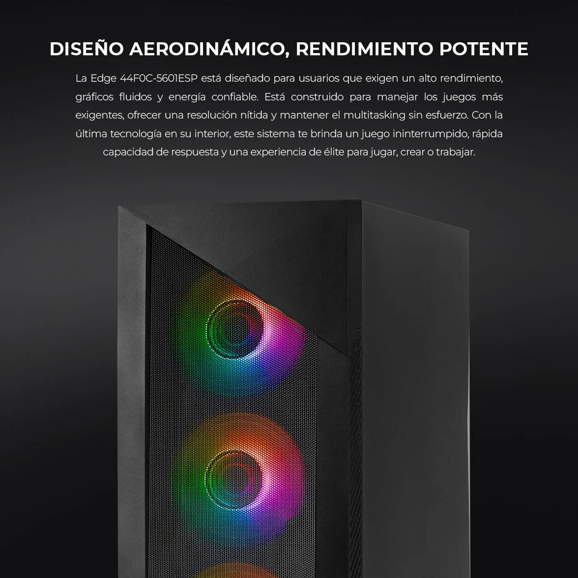YEYIAN Gaming PC Edge | Intel i5-14400F 10-Core (4.7GHz OC) | NVIDIA RTX 5060 8GB GDDR7 | 32GB (2x16) DDR5 6000MHz | 1TB NVMe SSD Gen4 | Windows 11 Pro