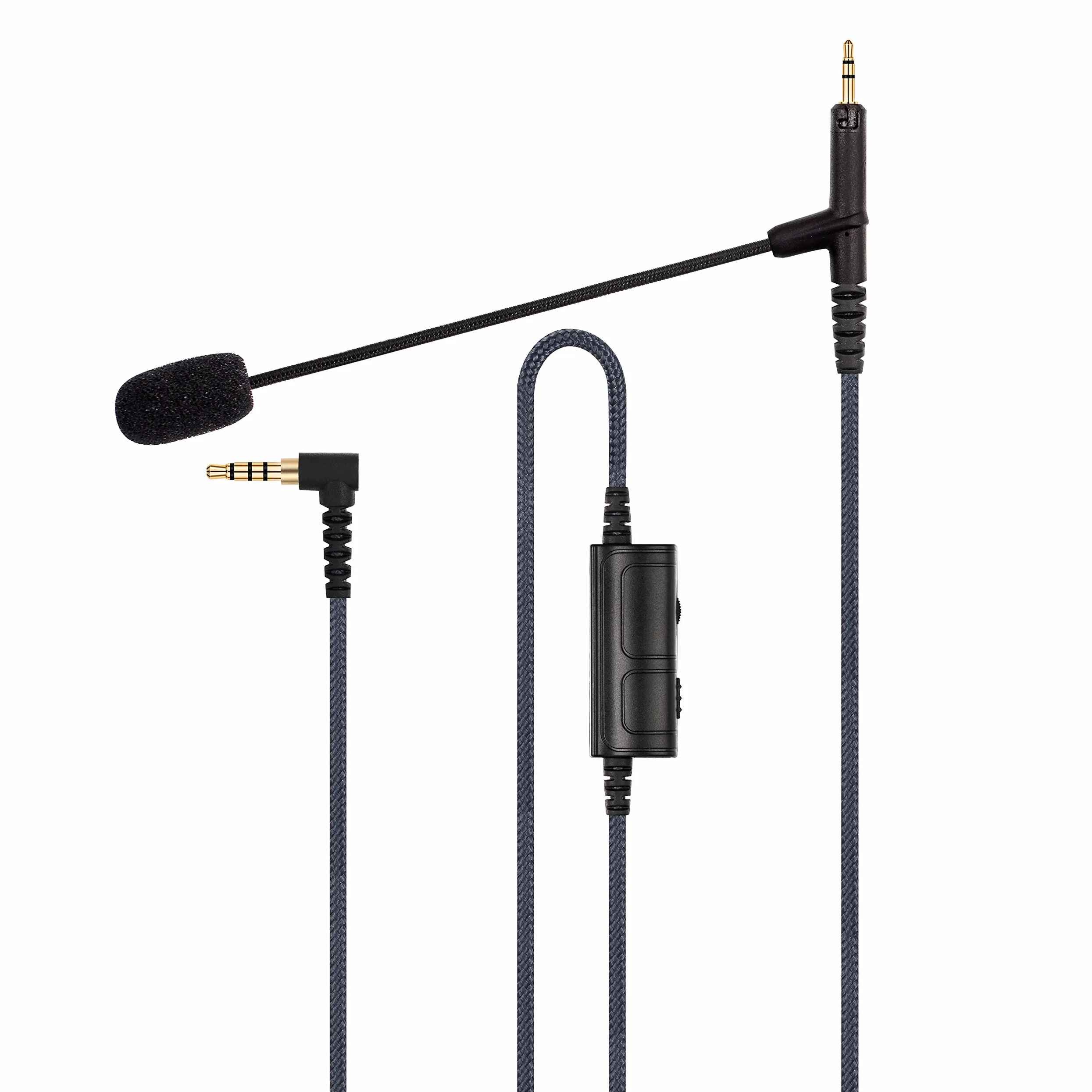 Cable Boom Micrófono – Control de Volumen para Playstation PS4 o Xbox One, PC – Boompro Gaming Mic Compatible con Auricula.