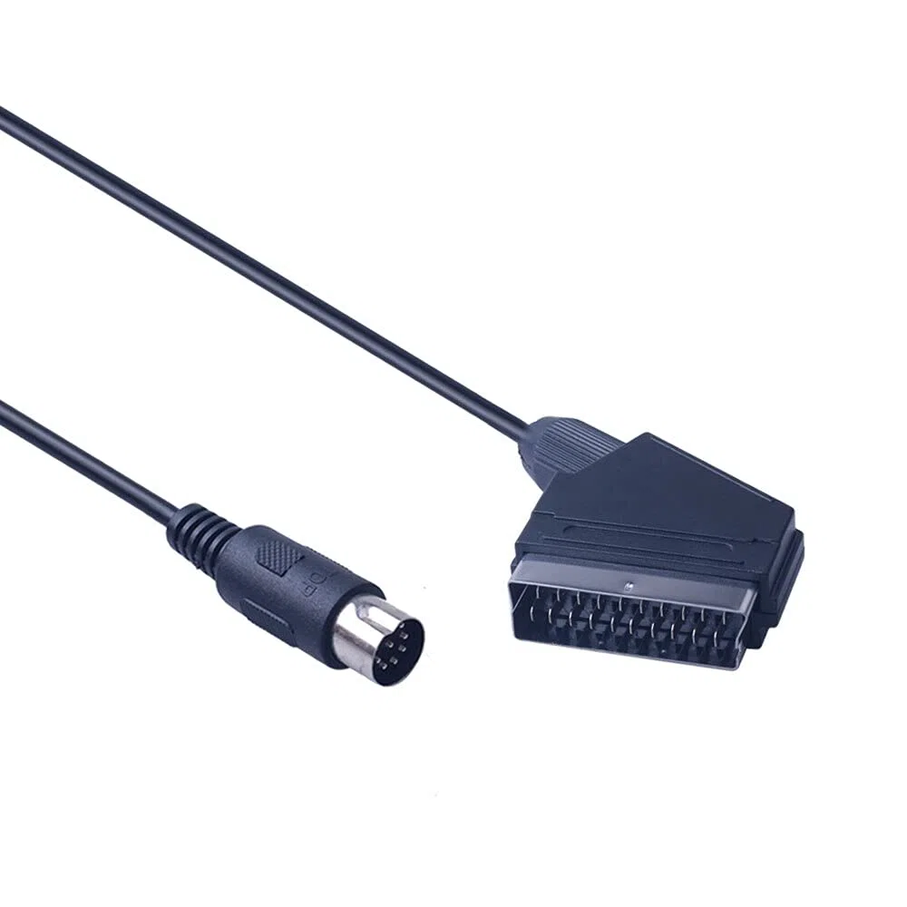 Link-e : Cable Scart Compatible con la Consola Sega Megadrive/Genesis 1er Modelo Version PAL (NO Compatible con SEGA Megadrive 2 o 1 no PAL)