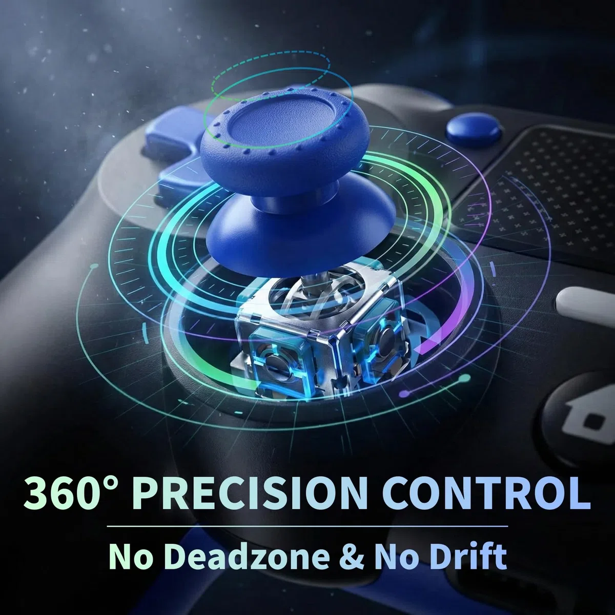Mando Inalámbrico para PS4, Joystick Controlador para PS4/Slim/Pro/PC, con Clavija de Audio, Vibración y Seis Ejes, Panel Táctil