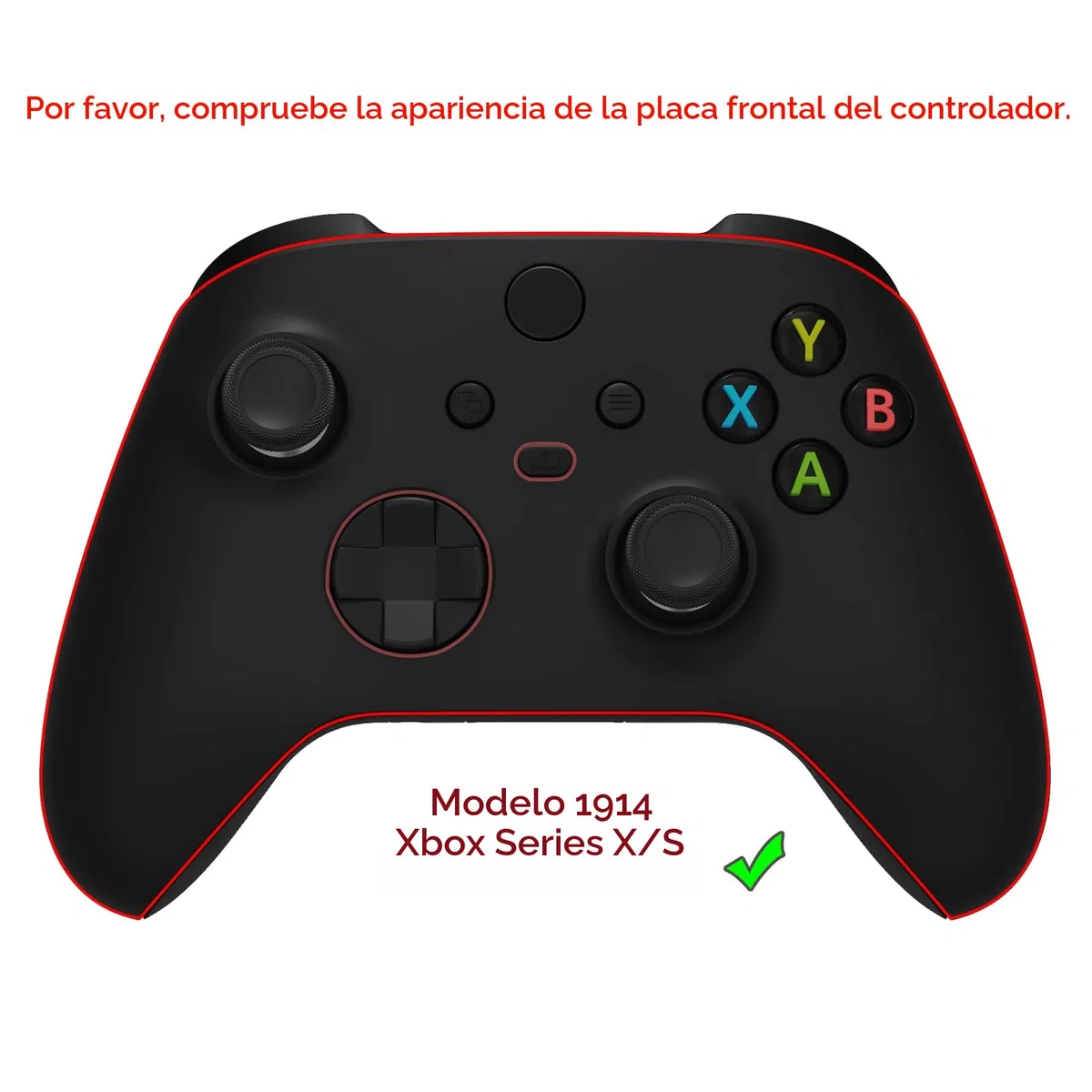 eXtremeRate Carcasa para Xbox Series X S Mando Carcasa Completa Protector Placa Trasera Funda Frontal Empuñadura Agarre Botones para Xbox Serie S X Control-No Incluye Mando(Clásico SFC SNES EU)