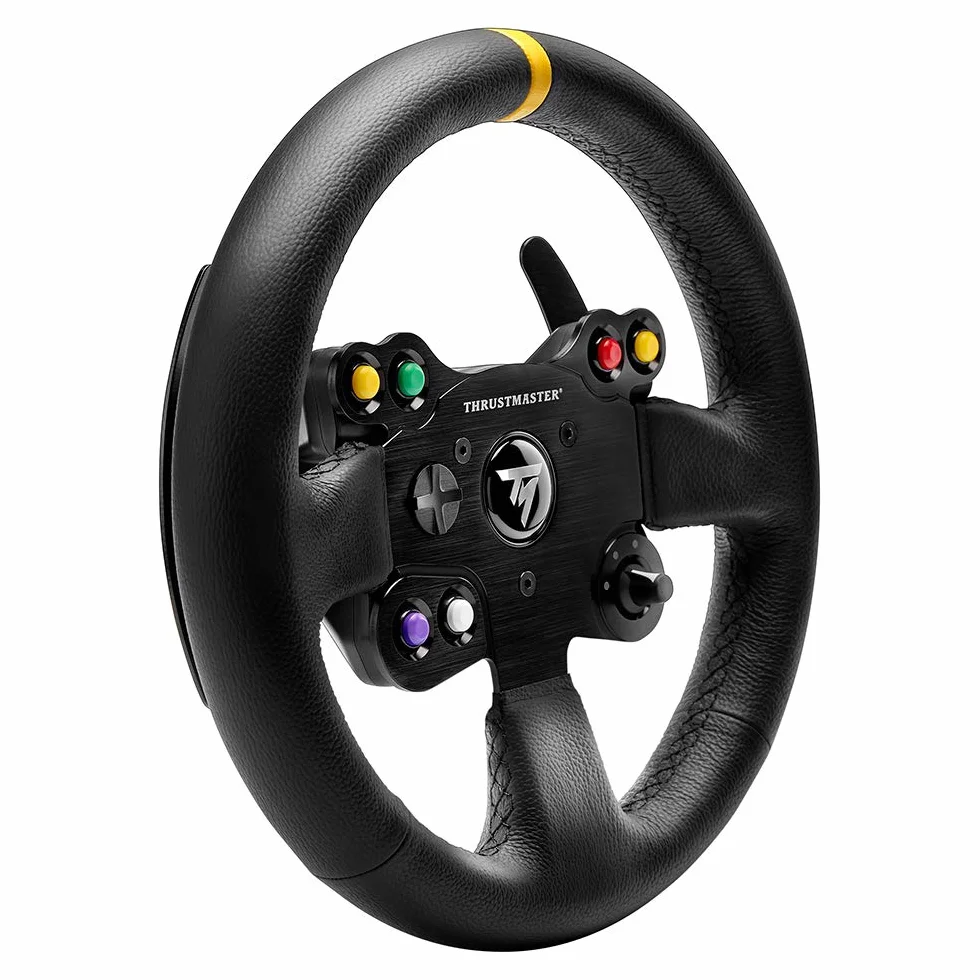 Thrustmaster 4060057 mando y volante PC, Playstation 3, PlayStation 4, Xbox One Negro - Volante/mando (Volante, PC, Playstation 3, PlayStation 4, Xbox One, Digital, Alámbrico, Negro, Cuero)