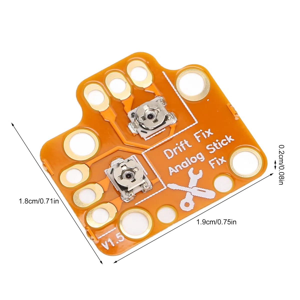 10Pcs Universal Gamepad Joystick Drift Repair Board, Gamepad Joystick Drift Repair Board, 3D Thumb Stick Drift Fix Mod para PS4 para PS5 para Xbox Gold