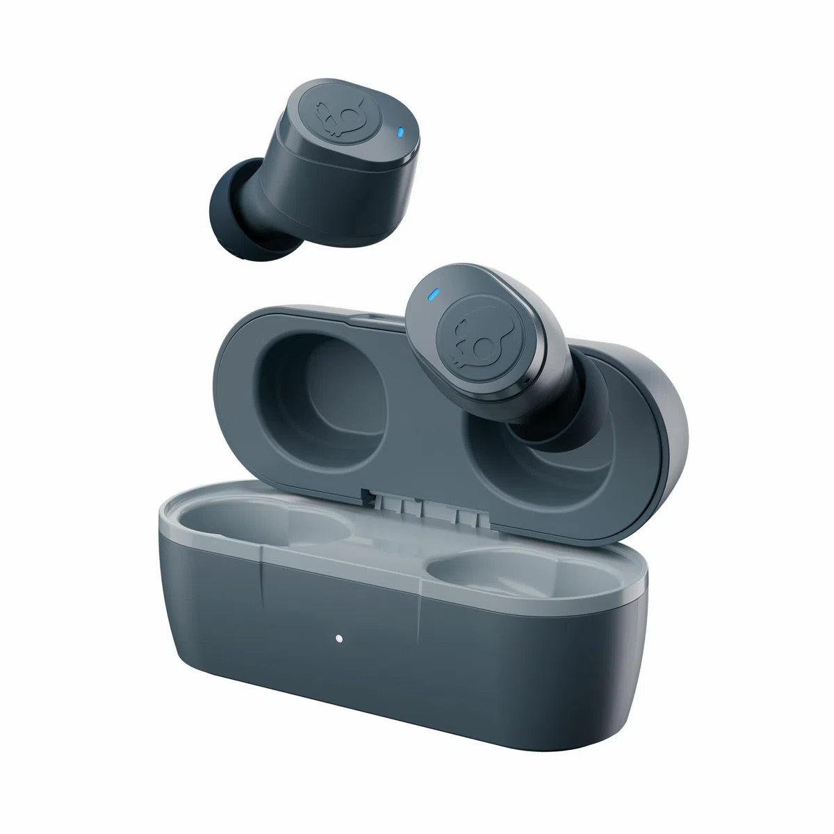 Skullcandy Jib True 2 Auriculares In-Ear Inalámbricos, 32 h de Autonomía, Micrófono, Compatibles con iPhone Android y Dispositivos Bluetooth - Gris